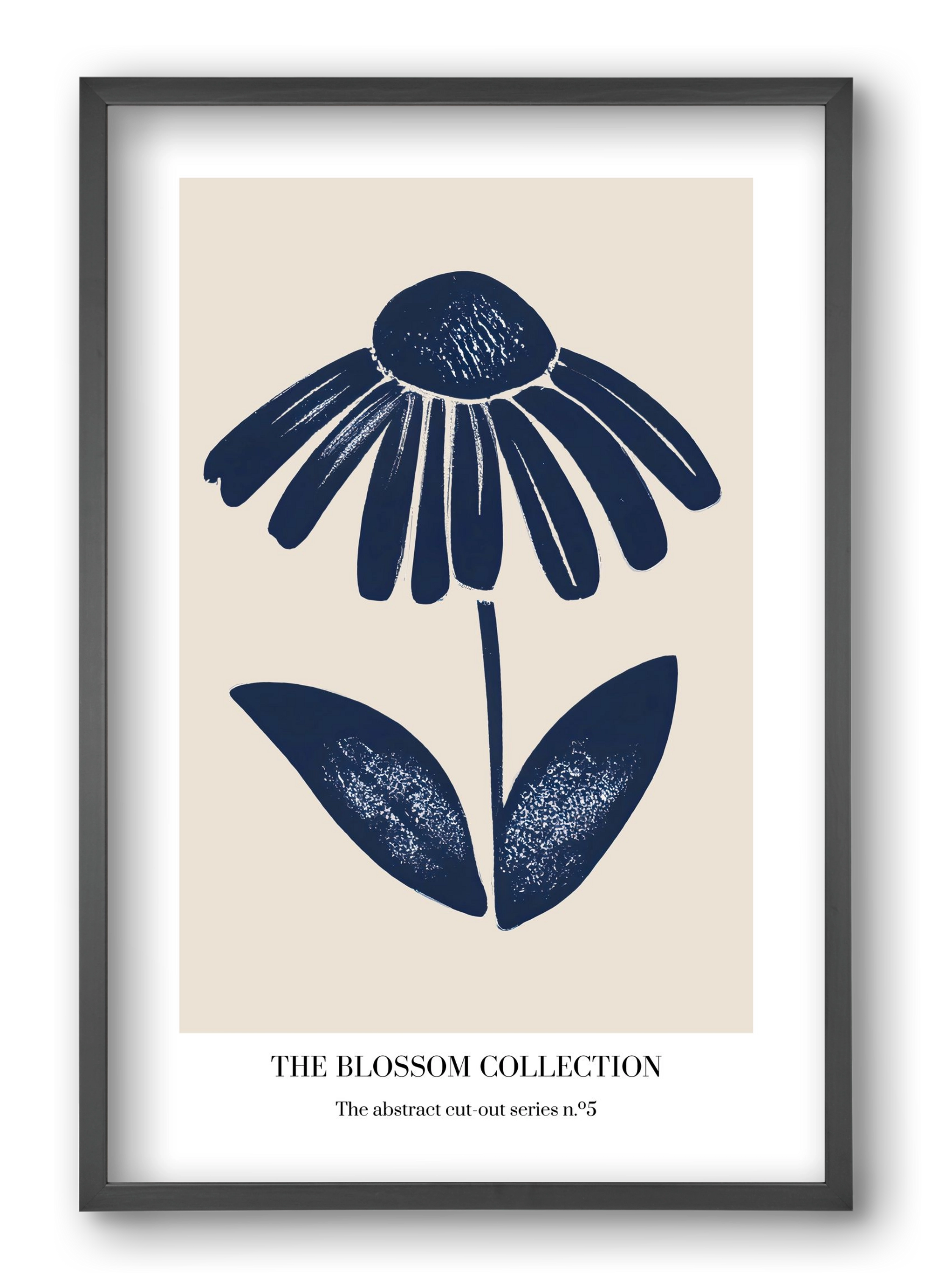 The blossom collection 5, 40x60 cm (40x60 cm), Fekete keret