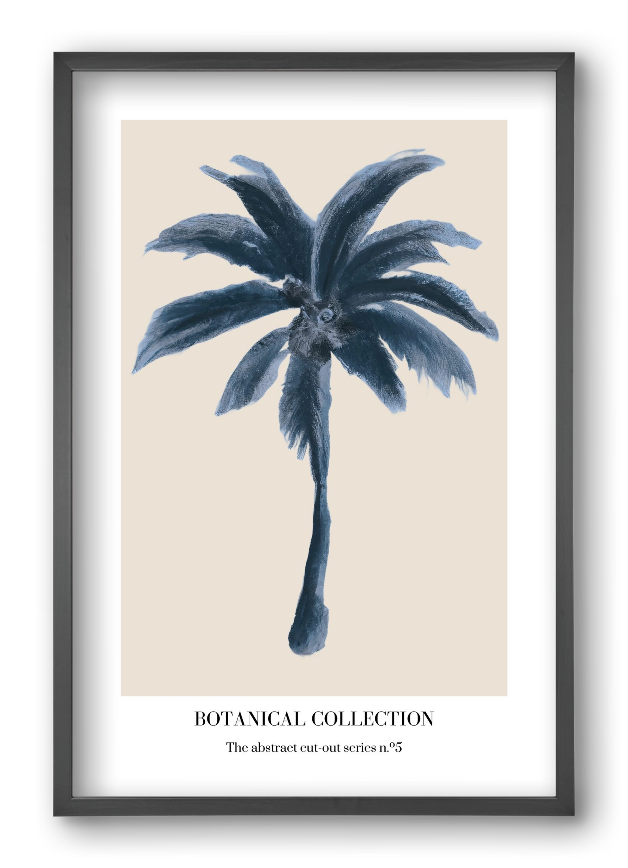 Botanical collection 5, 40x60 cm (40x60 cm), Fekete keret