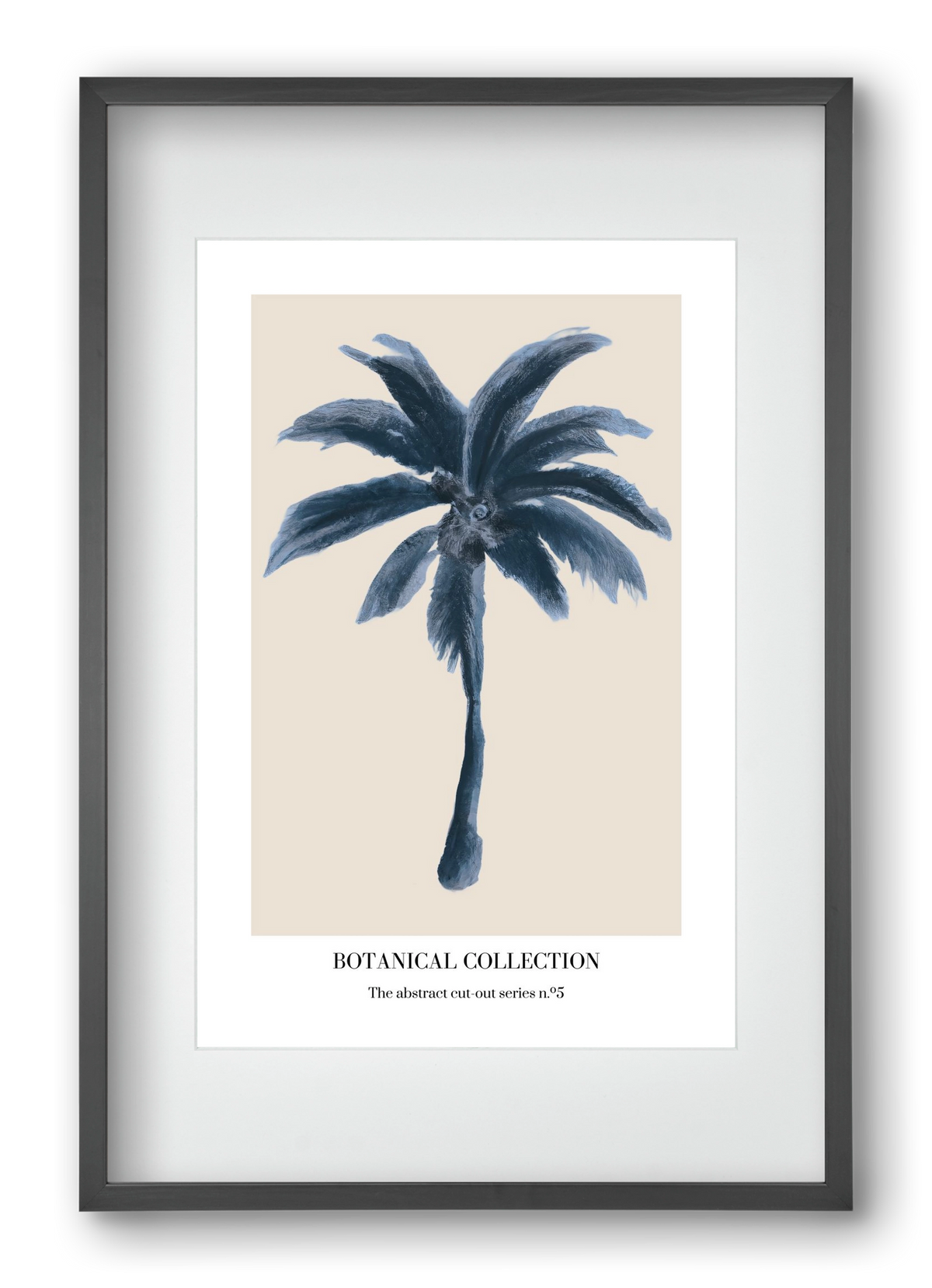 Botanical collection 5, 40x60 cm (30x45 cm), Fekete keret, paszpartuval