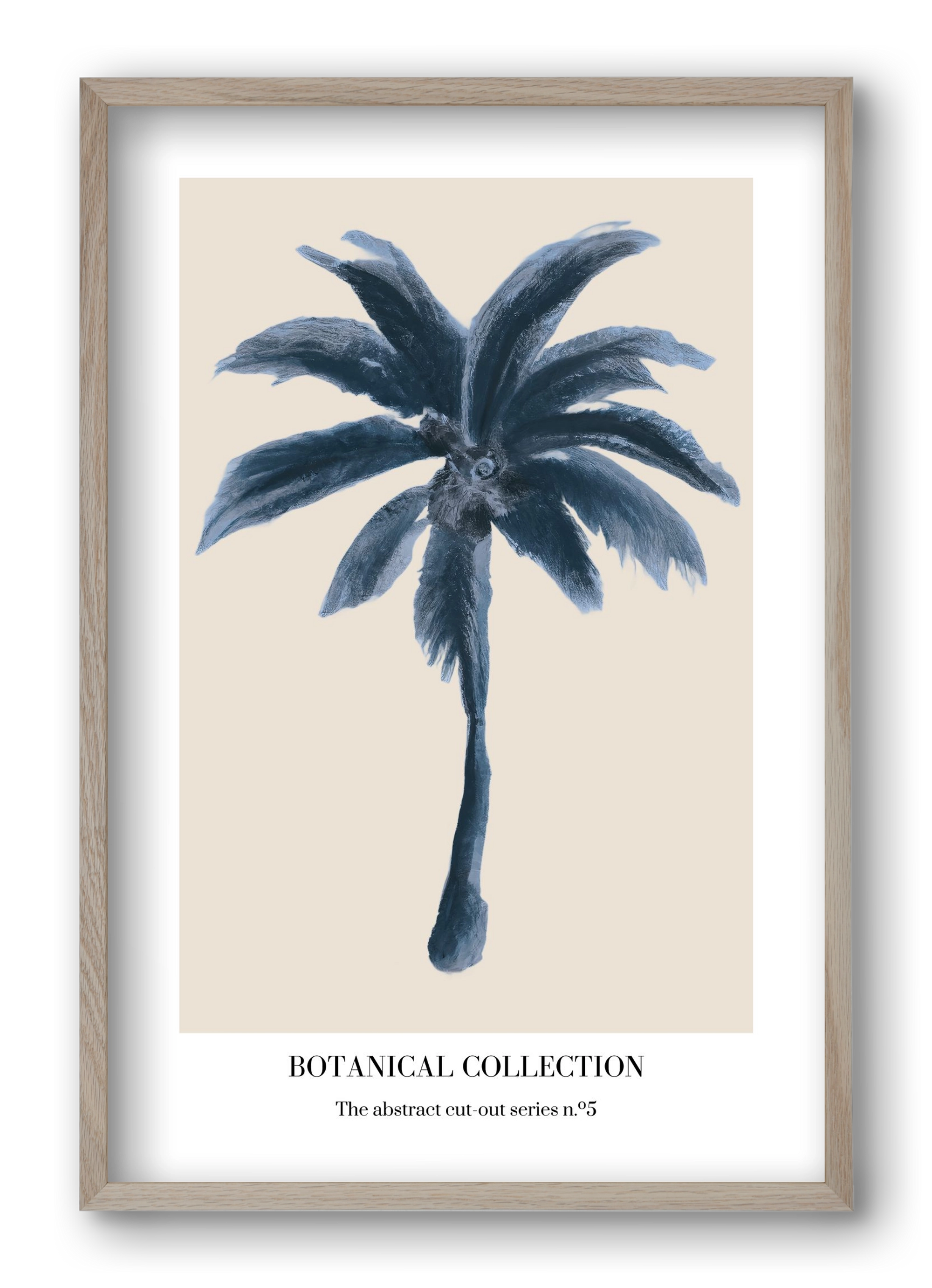 Botanical collection 5, 40x60 cm (40x60 cm), Tölgy keret