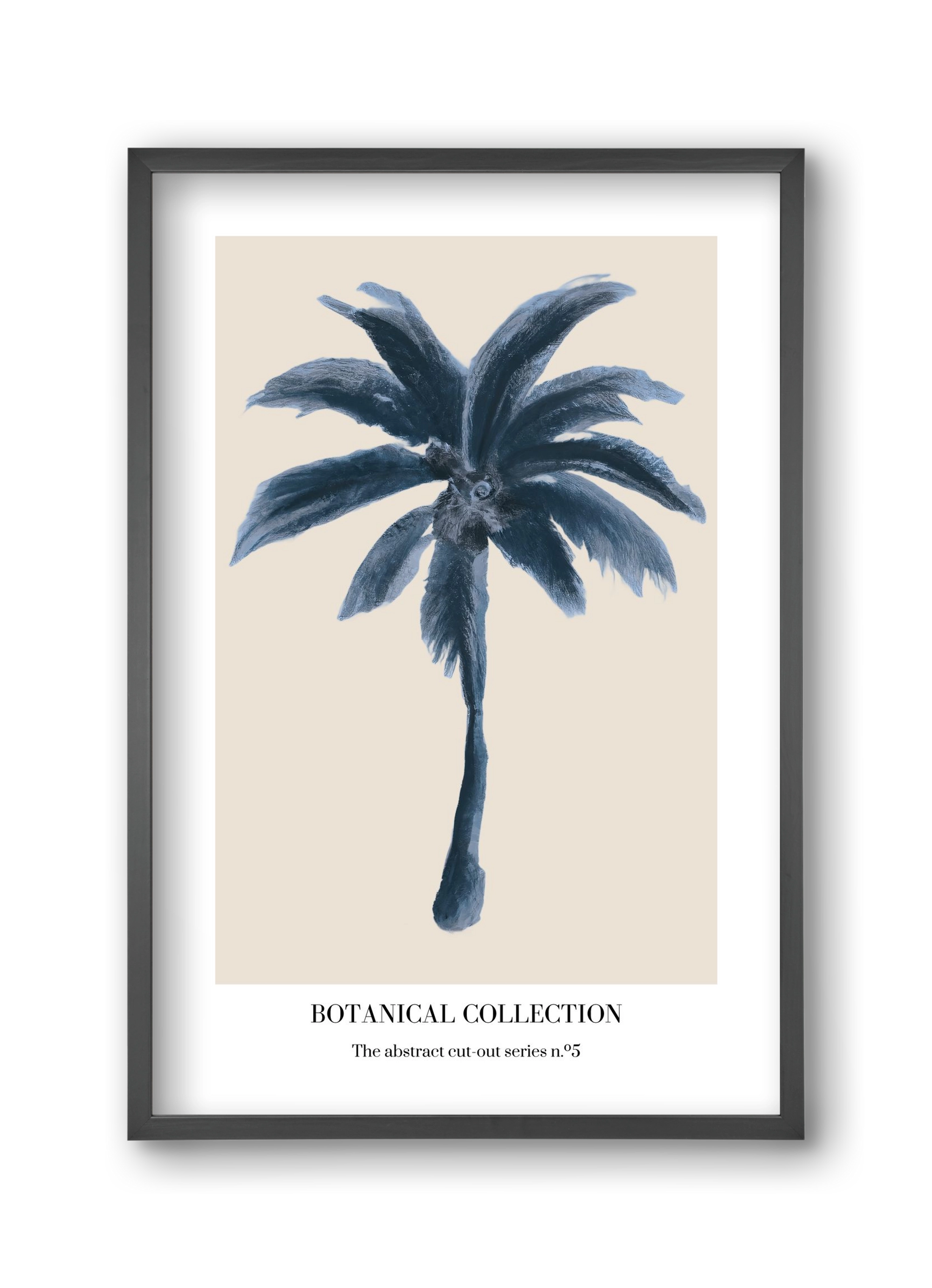 Botanical collection 5, 30x45 cm (30x45 cm), Fekete keret