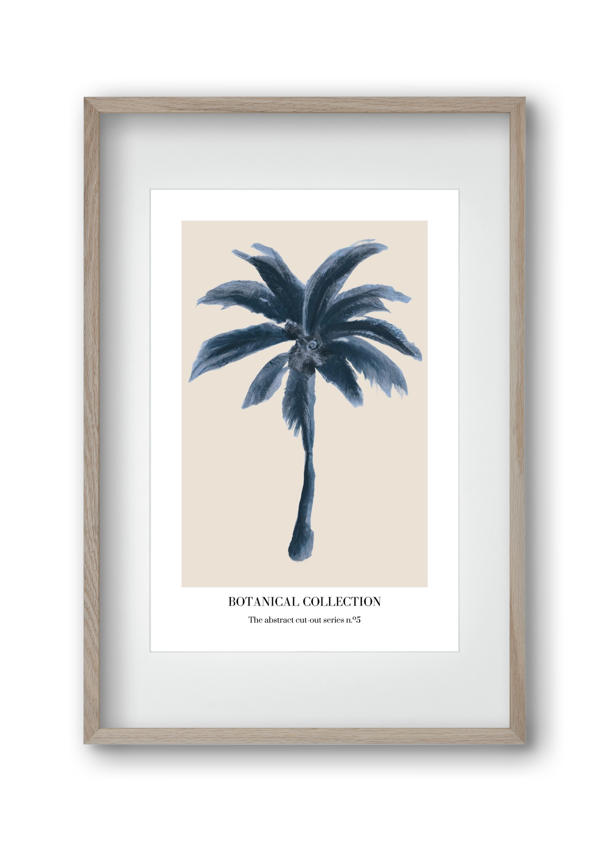 Botanical collection 5, 30x45 cm (20x30 cm), Tölgy keret, paszpartuval