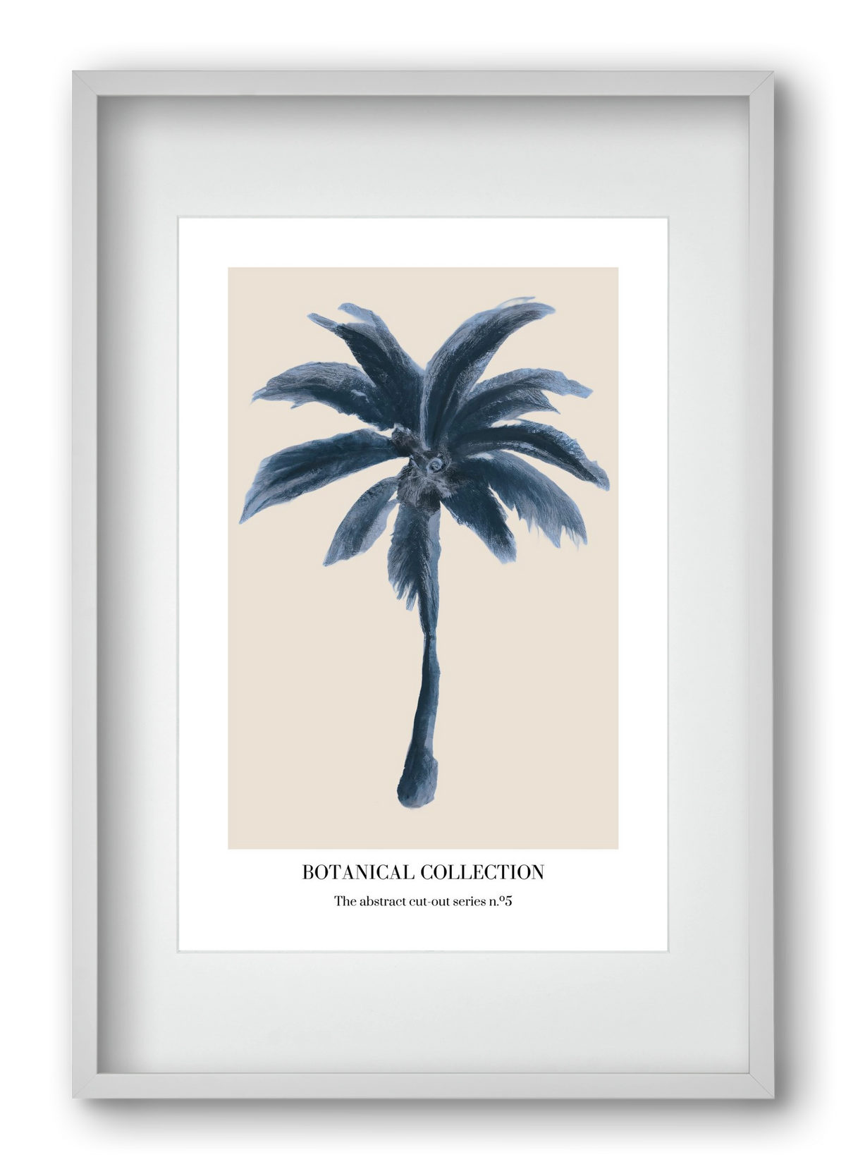 Botanical collection 5, 40x60 cm (30x45 cm), Fehér keret, paszpartuval