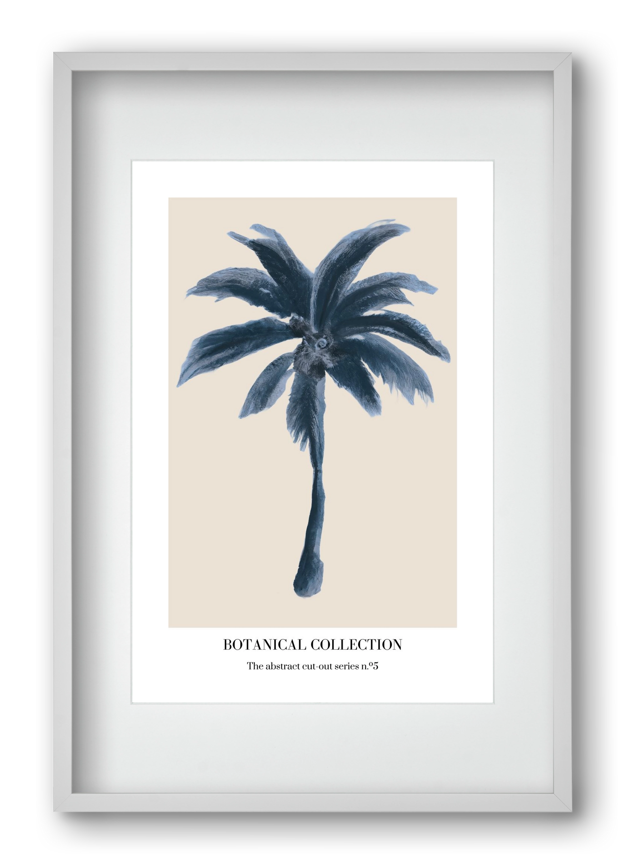 Botanical collection 5, 40x60 cm (30x45 cm), Fehér keret, paszpartuval