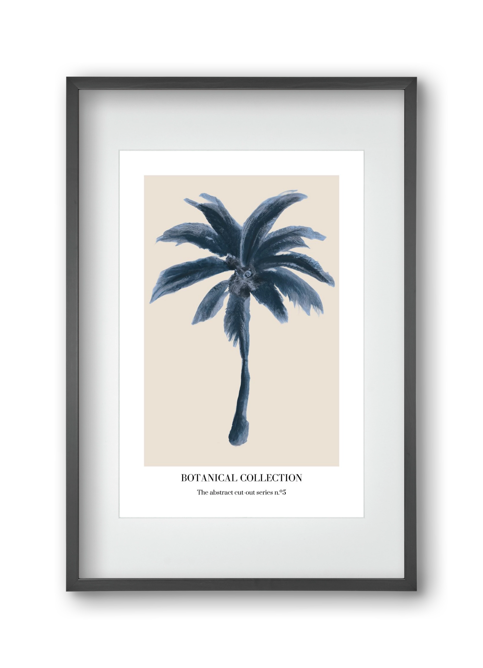 Botanical collection 5, 30x45 cm (20x30 cm), Fekete keret, paszpartuval