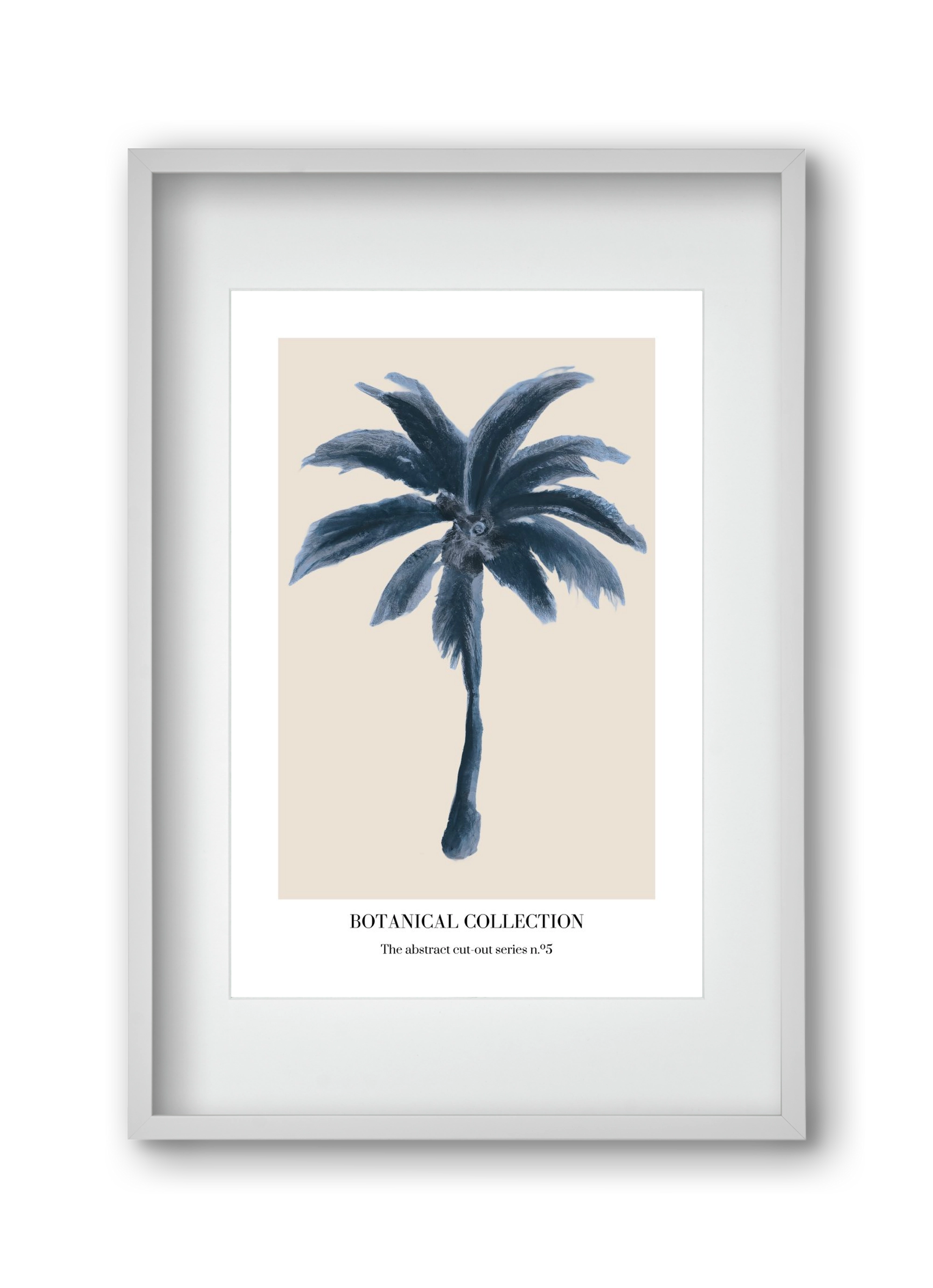 Botanical collection 5, 30x45 cm (20x30 cm), Fehér keret, paszpartuval