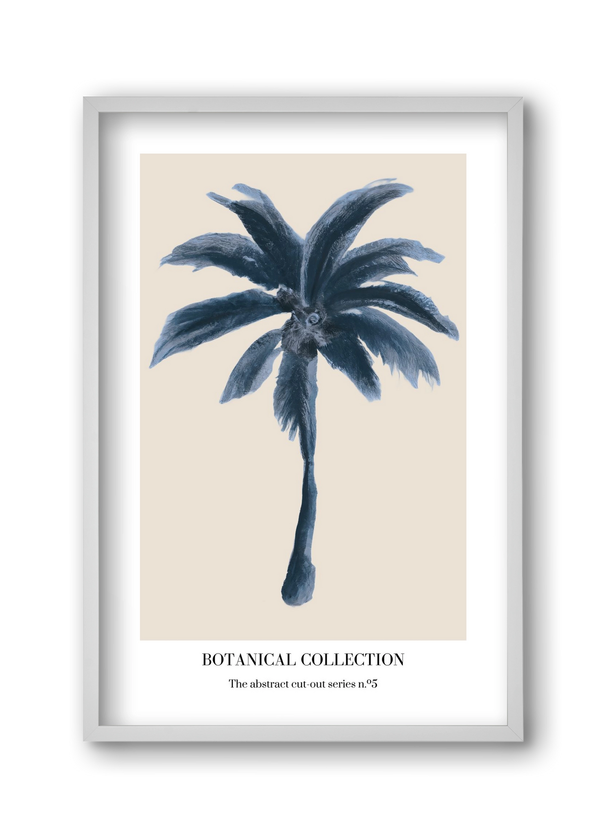 Botanical collection 5, 30x45 cm (30x45 cm), Fehér keret