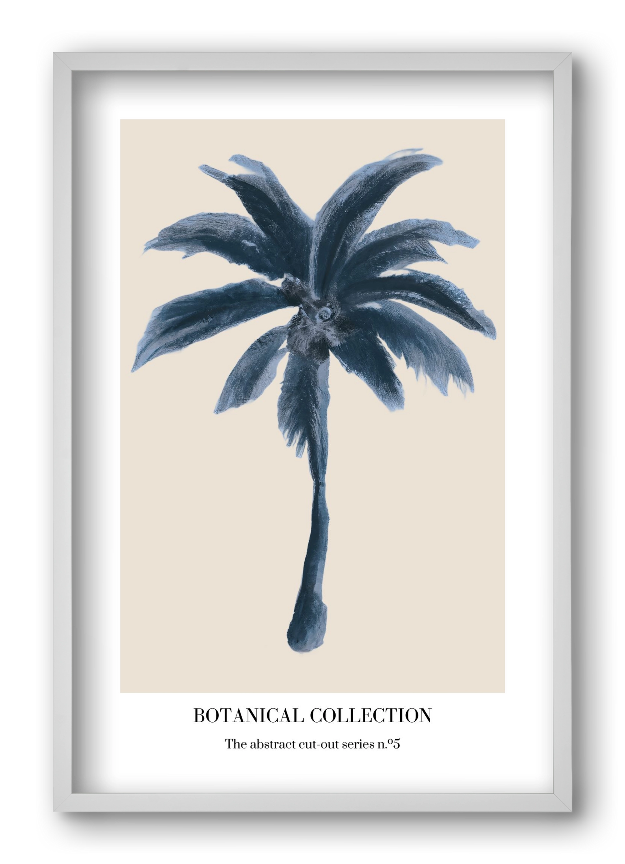 Botanical collection 5, 40x60 cm (40x60 cm), Fehér keret