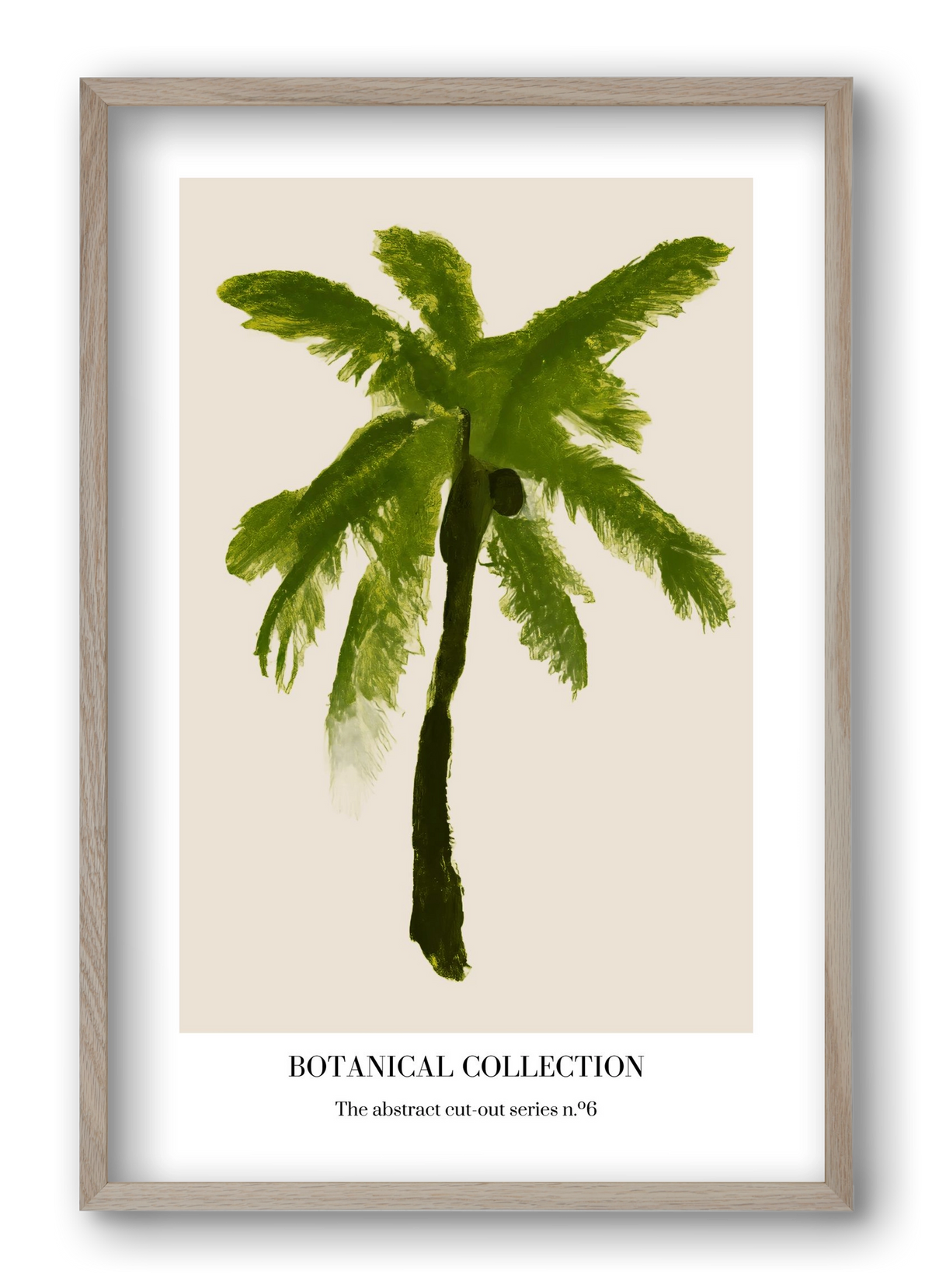 Botanical collection 6, 40x60 cm (40x60 cm), Tölgy keret
