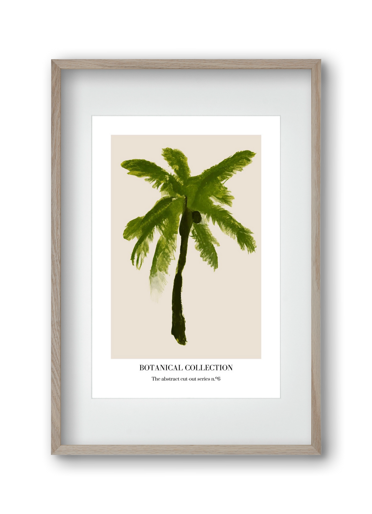 Botanical collection 6, 30x45 cm (20x30 cm), Tölgy keret, paszpartuval