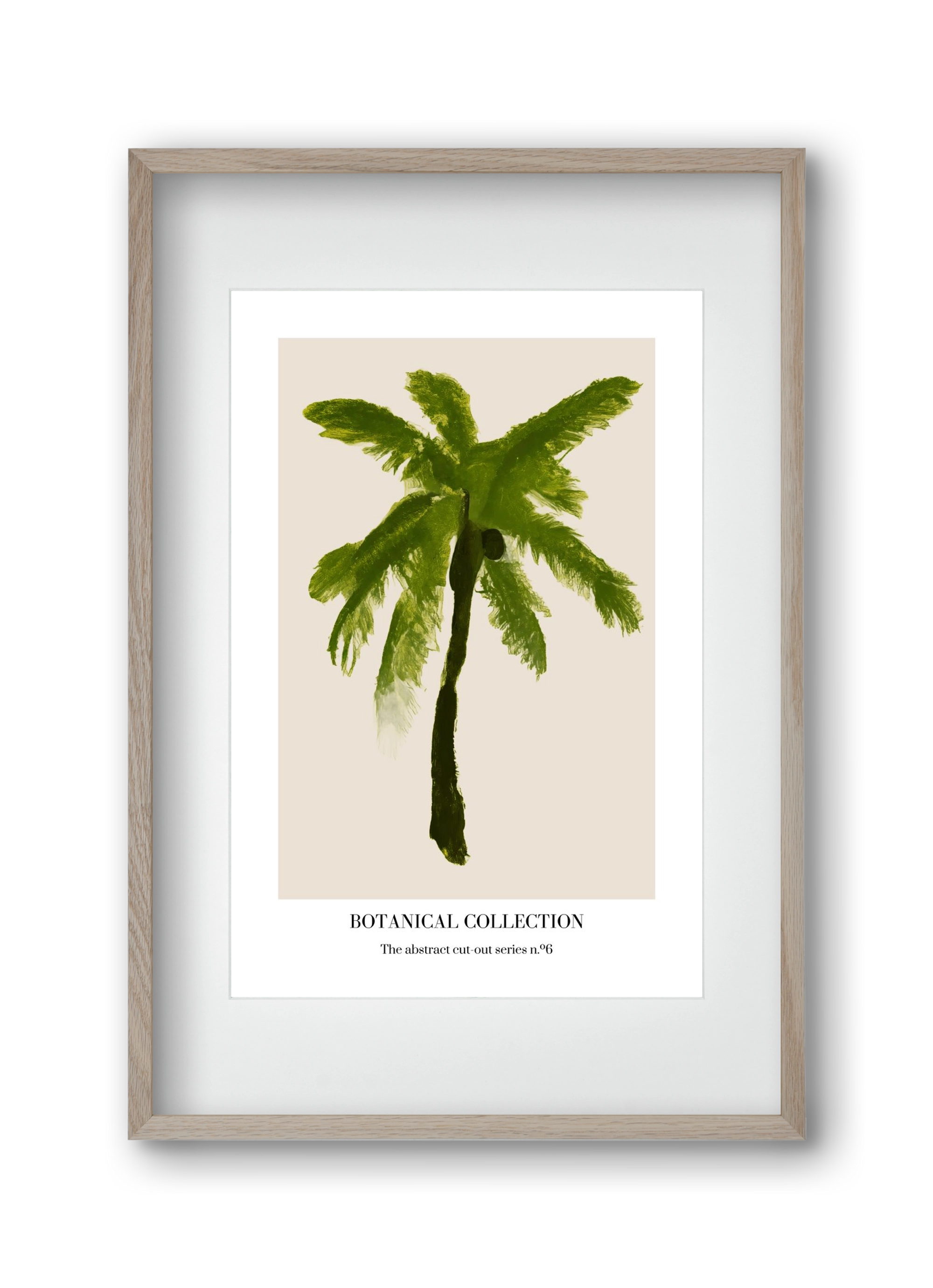 Botanical collection 6, 30x45 cm (20x30 cm), Tölgy keret, paszpartuval