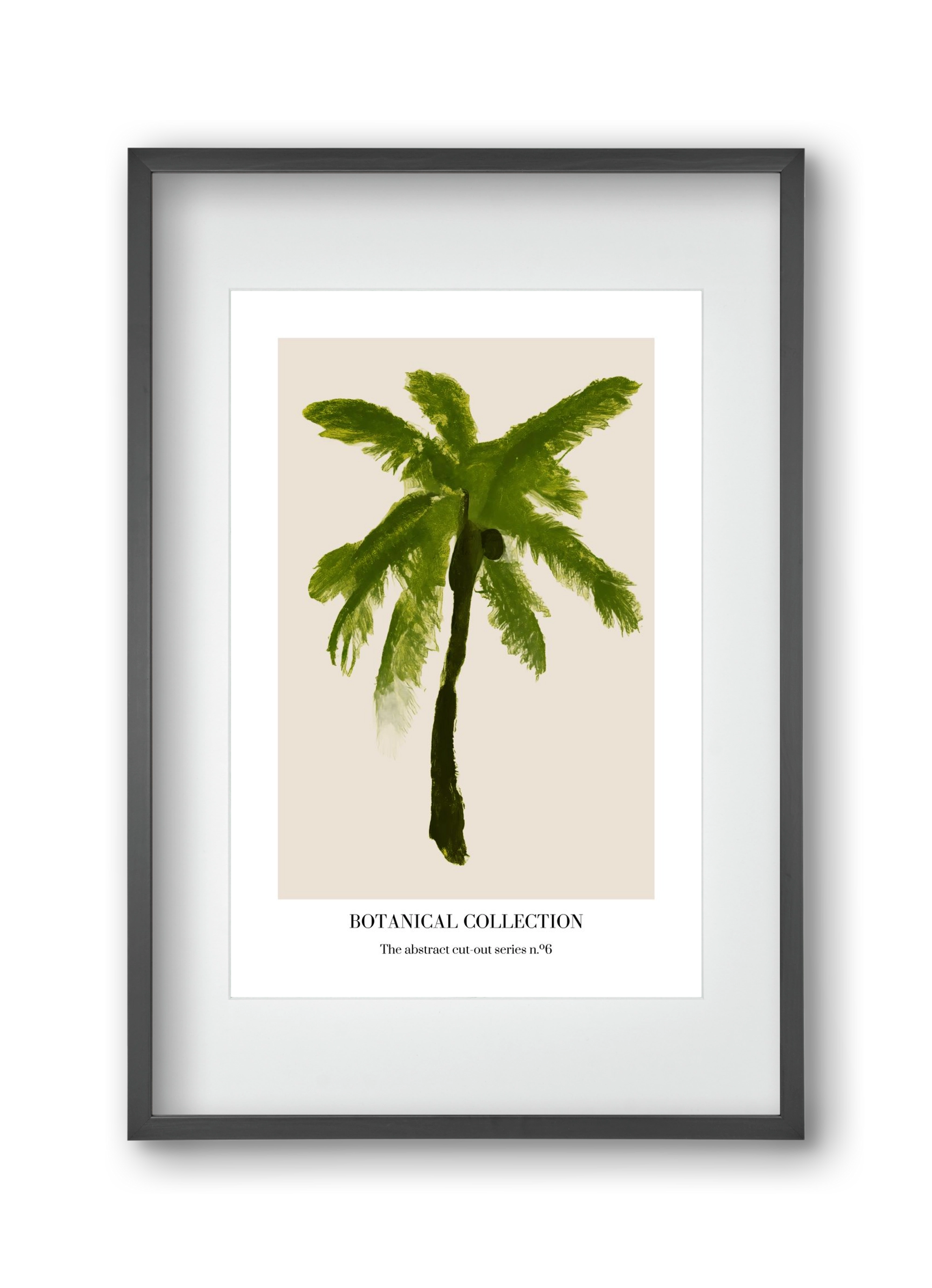 Botanical collection 6, 30x45 cm (20x30 cm), Fekete keret, paszpartuval