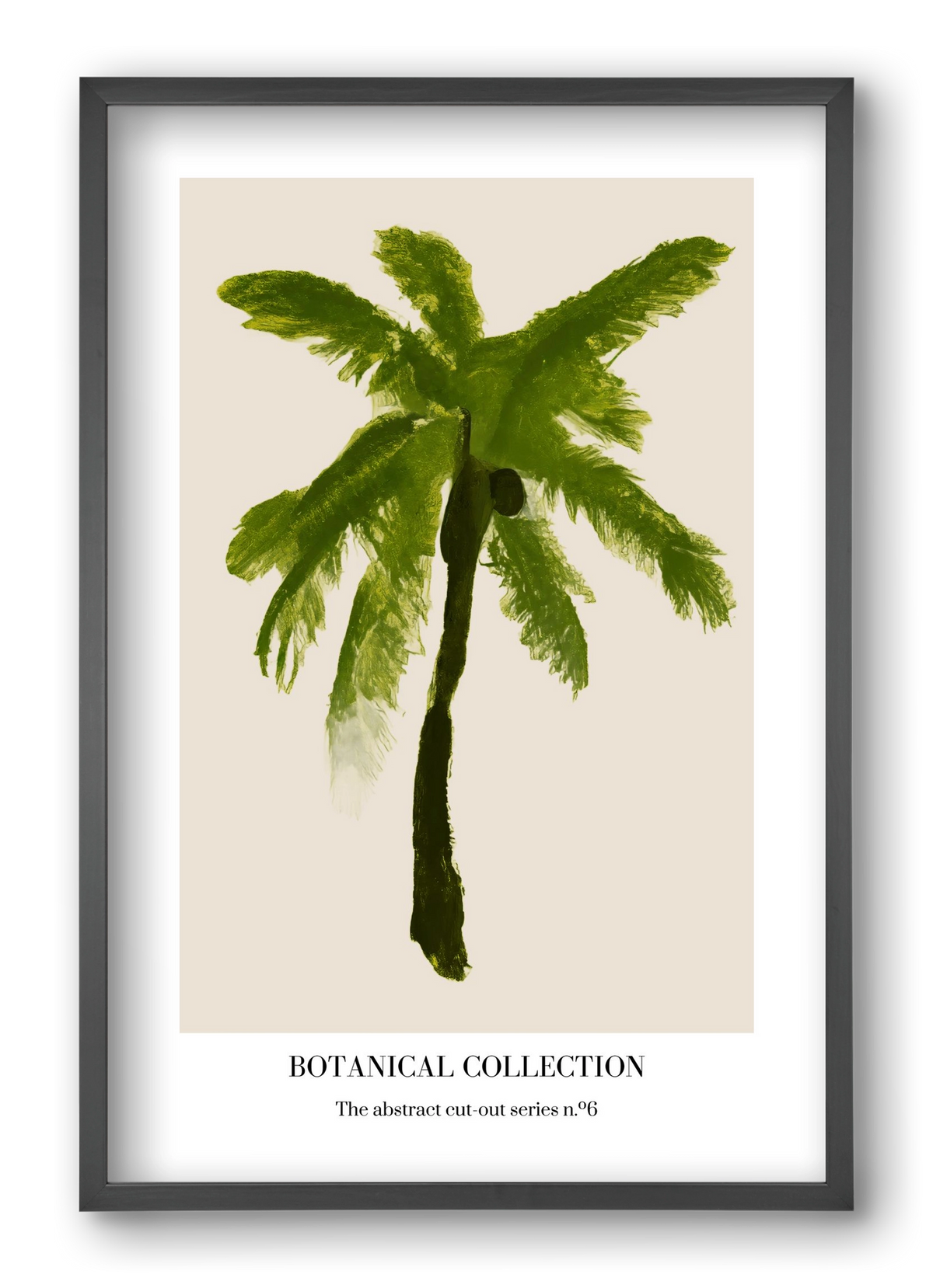 Botanical collection 6, 40x60 cm (40x60 cm), Fekete keret