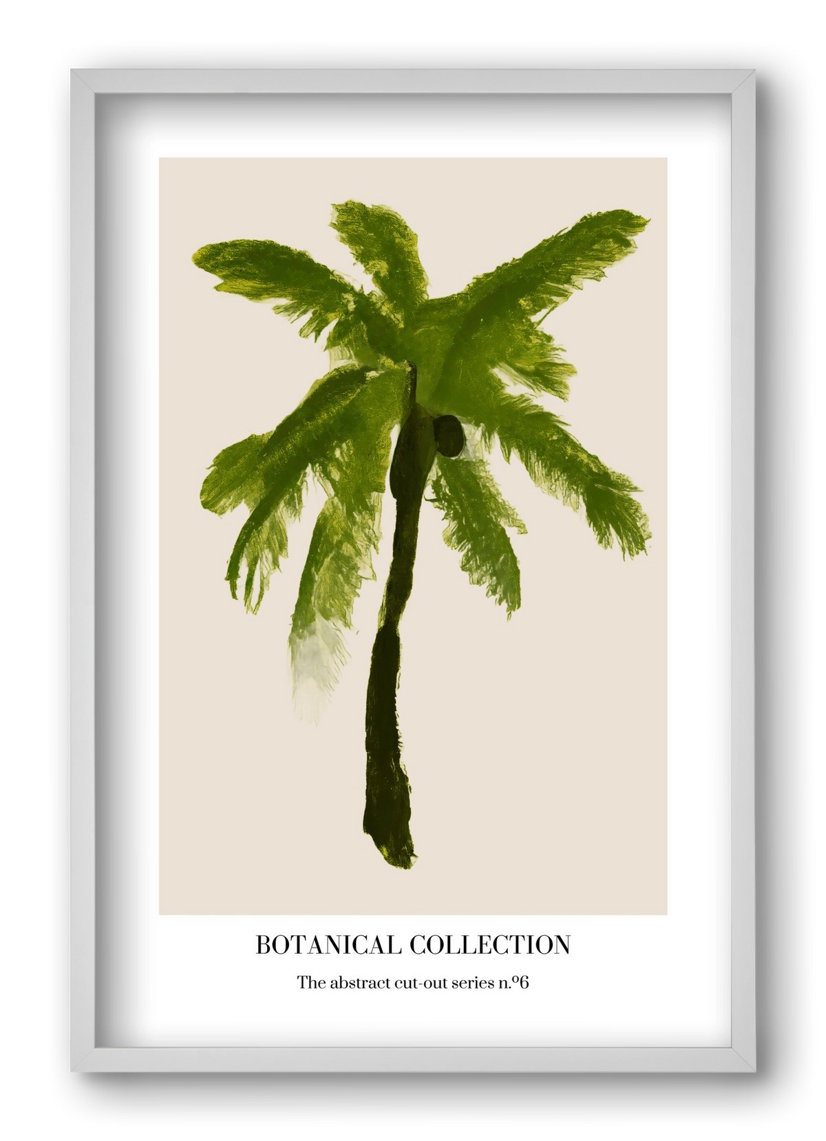 Botanical collection 6, 40x60 cm (40x60 cm), Fehér keret