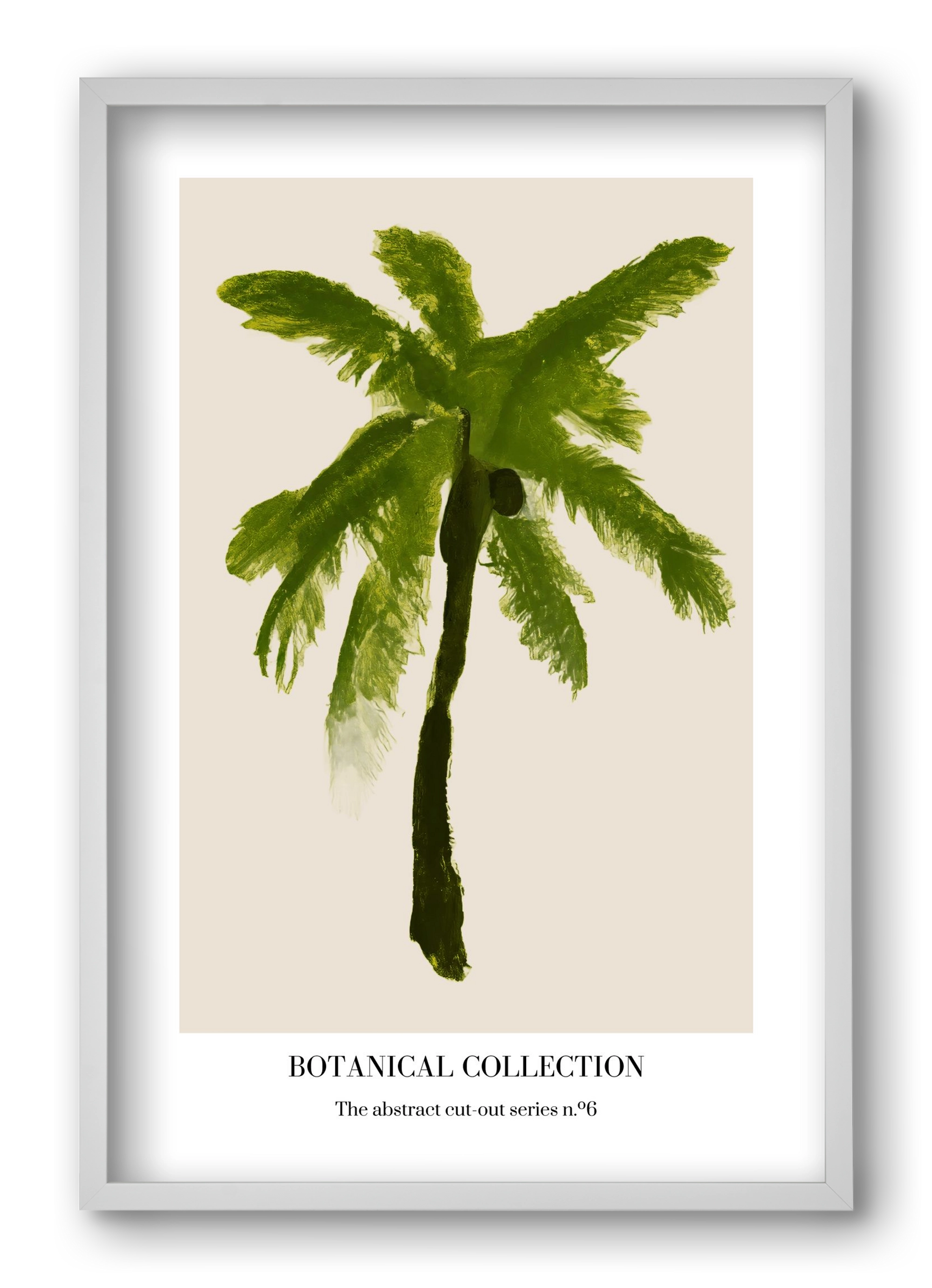 Botanical collection 6, 40x60 cm (40x60 cm), Fehér keret
