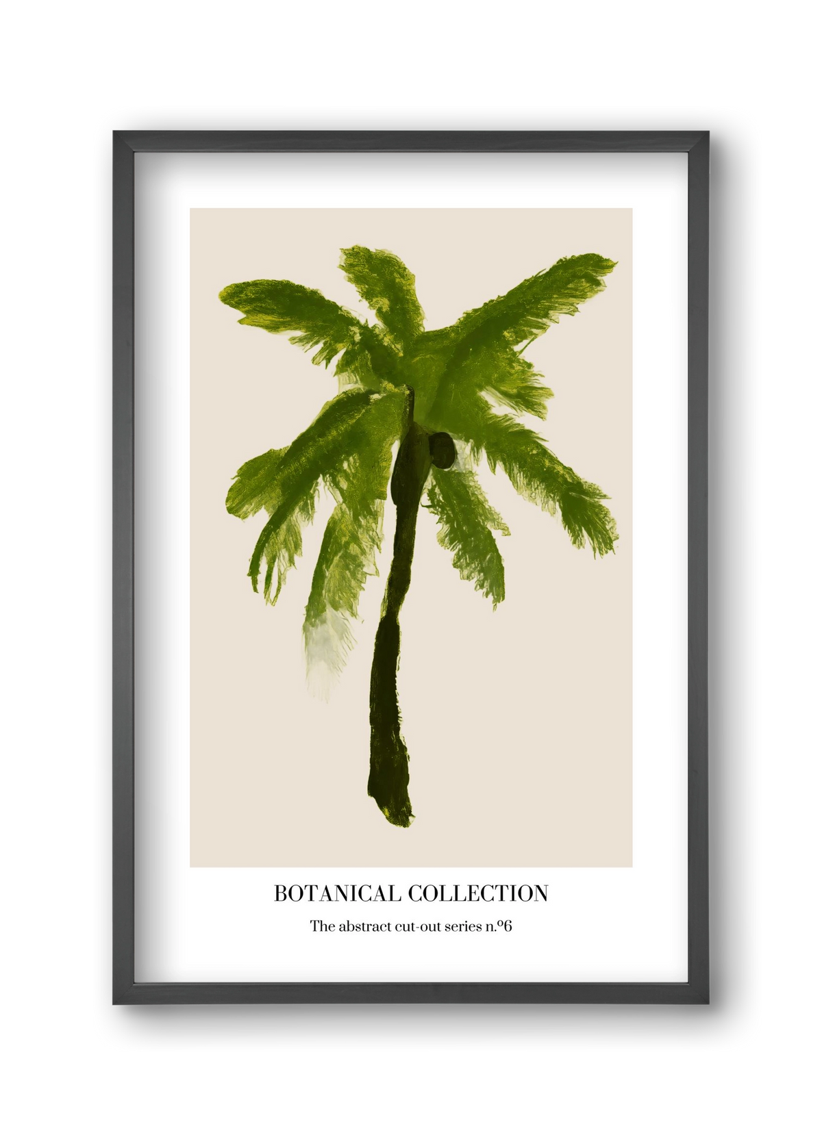 Botanical collection 6, 30x45 cm (30x45 cm), Fekete keret
