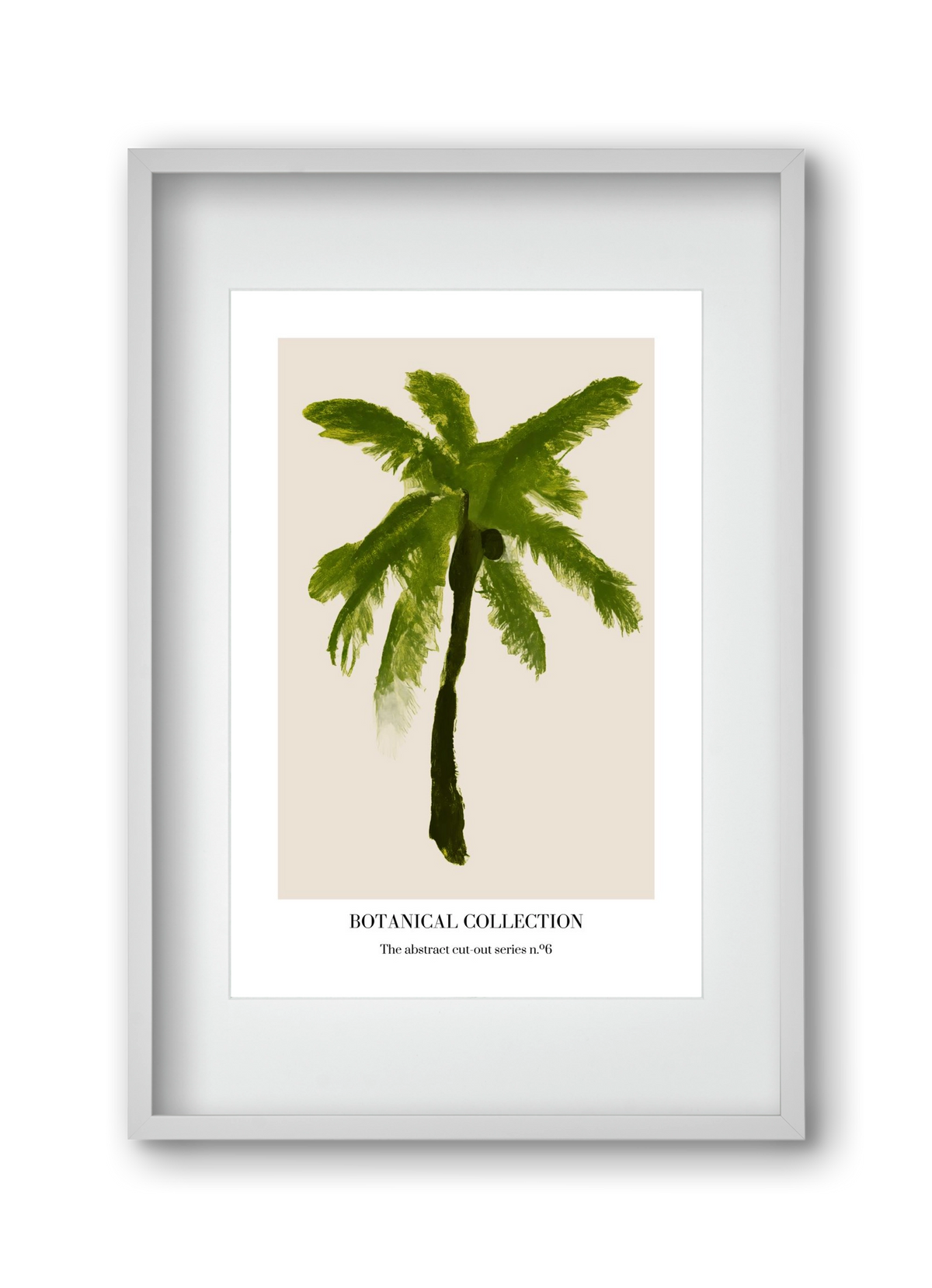 Botanical collection 6, 30x45 cm (20x30 cm), Fehér keret, paszpartuval