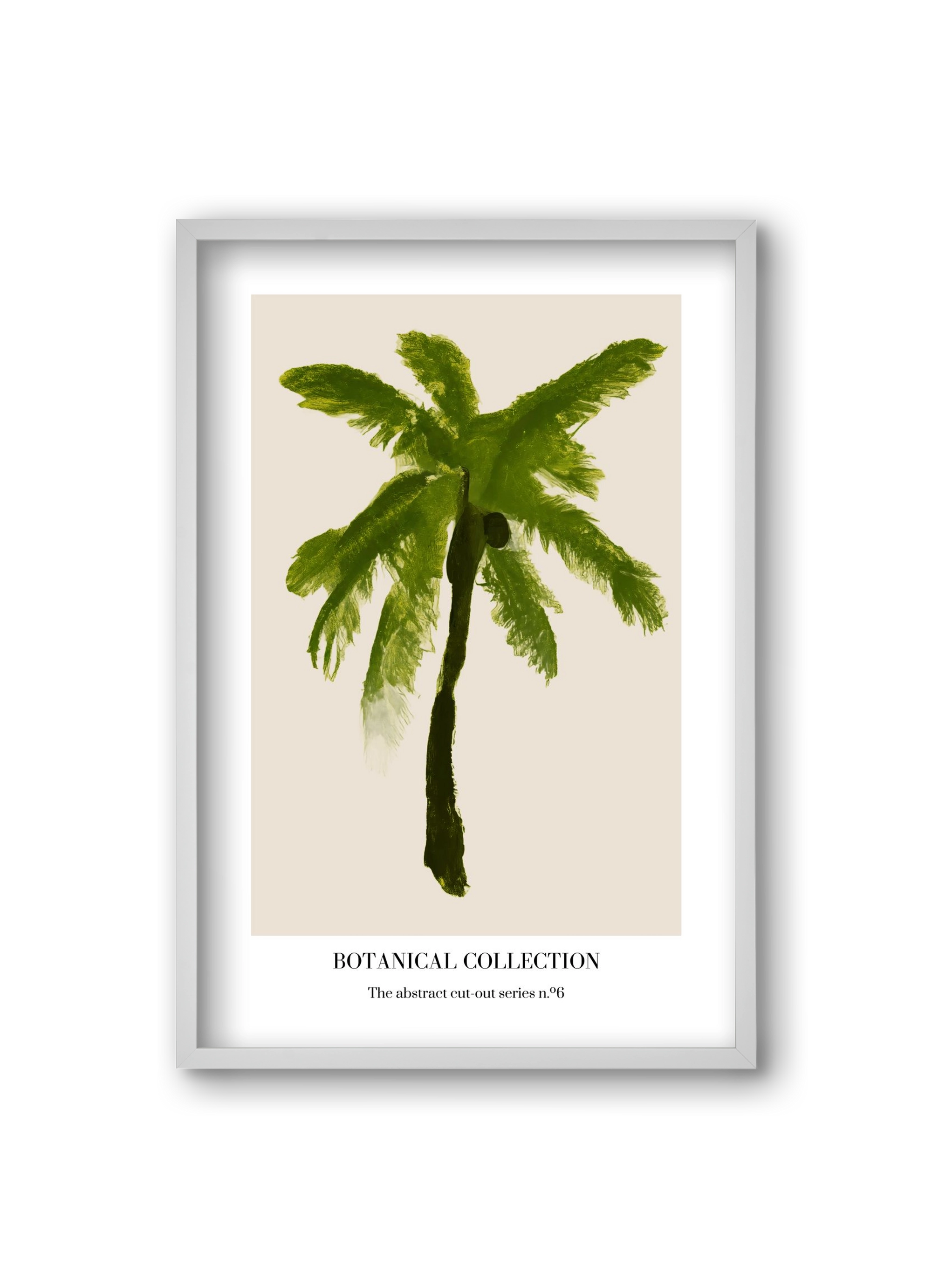 Botanical collection 6, 20x30 cm (20x30 cm), Fehér keret