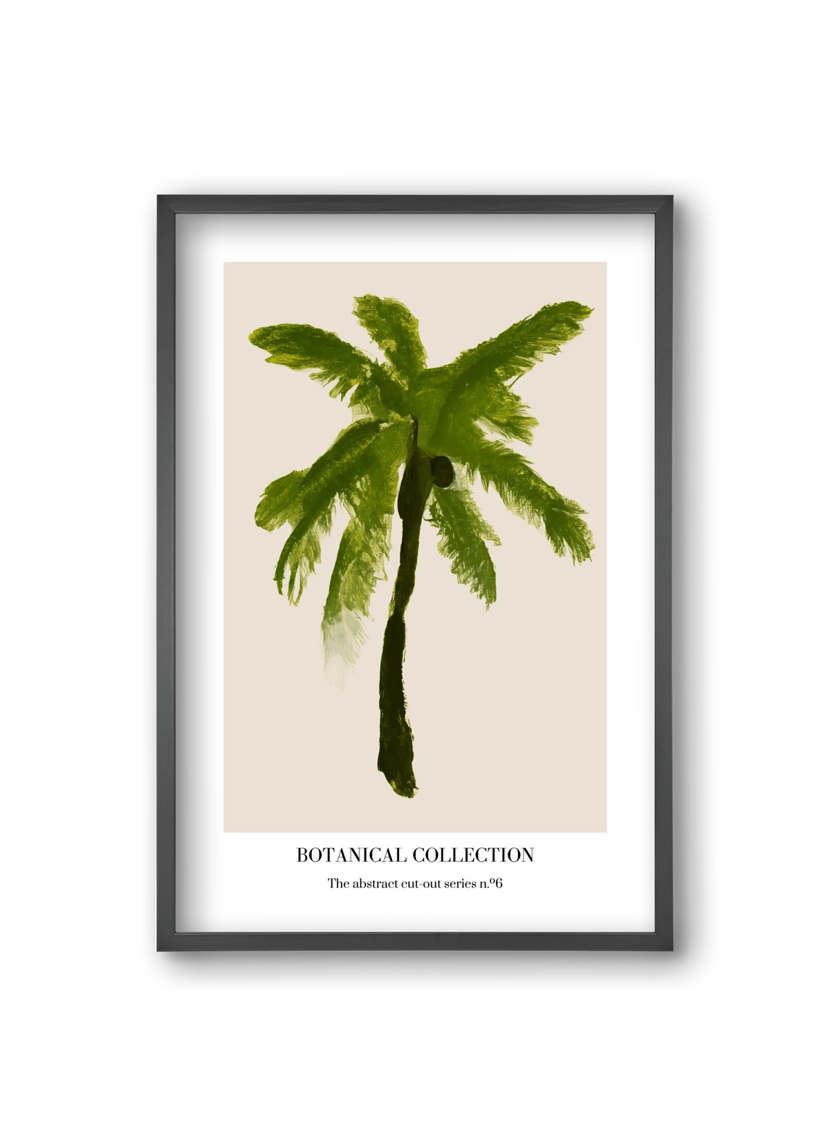 Botanical collection 6, 20x30 cm (20x30 cm), Fekete keret