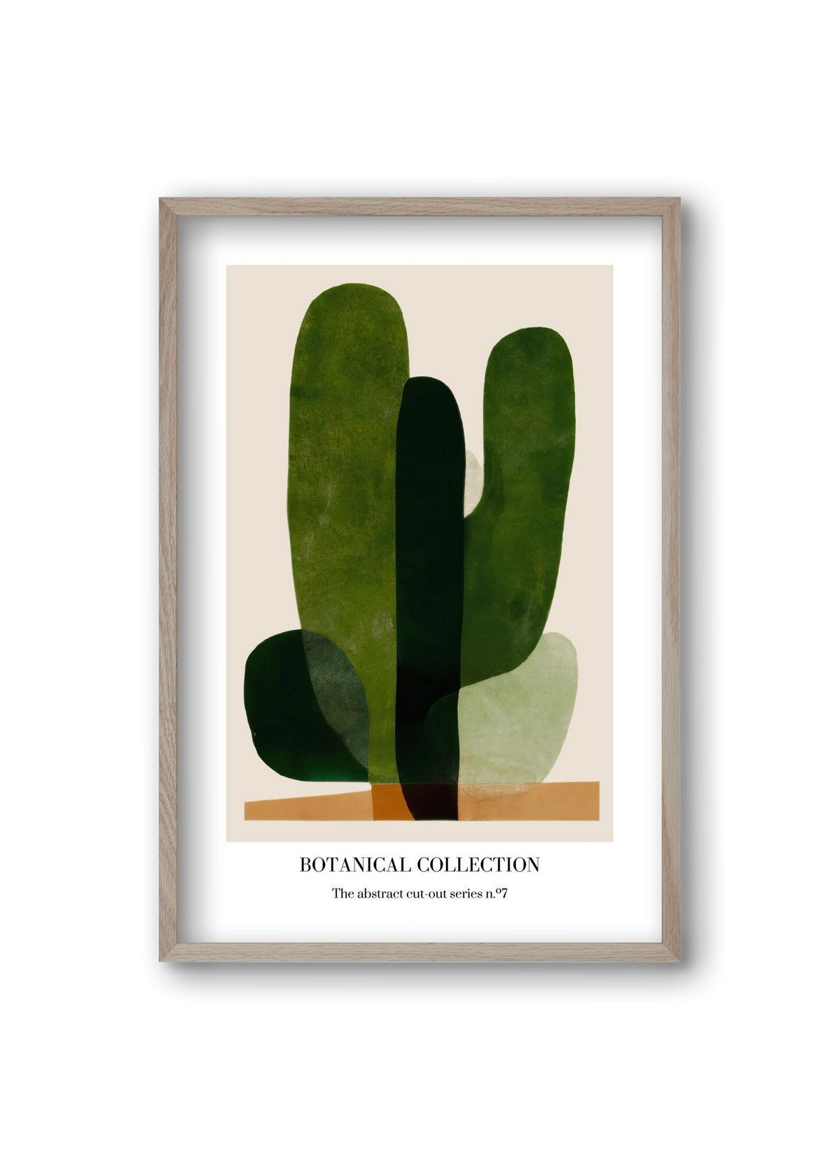 Botanical collection 7, 20x30 cm (20x30 cm), Tölgy keret