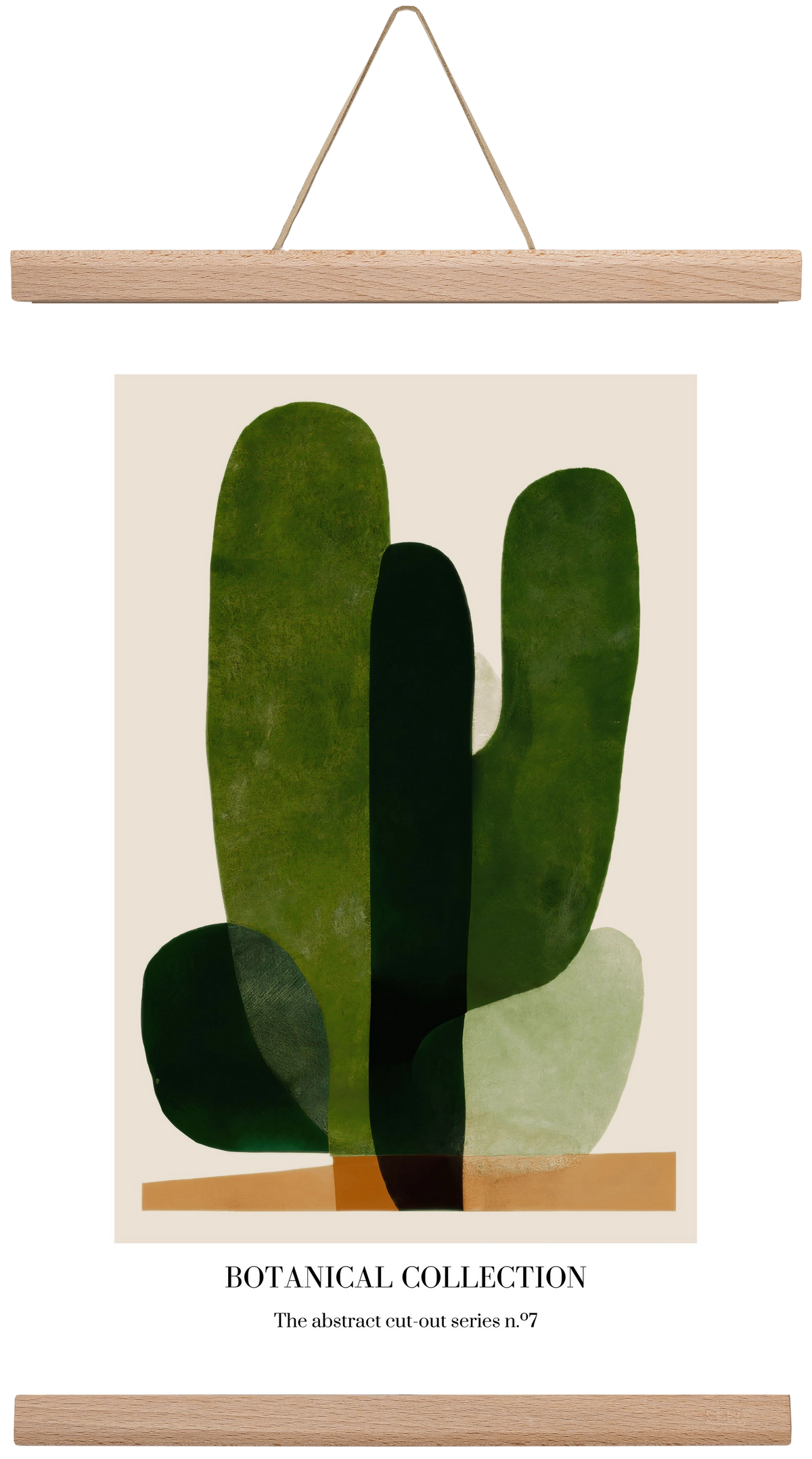 Botanical collection 7, 30x45 cm (30x45 cm), Tölgy akasztó