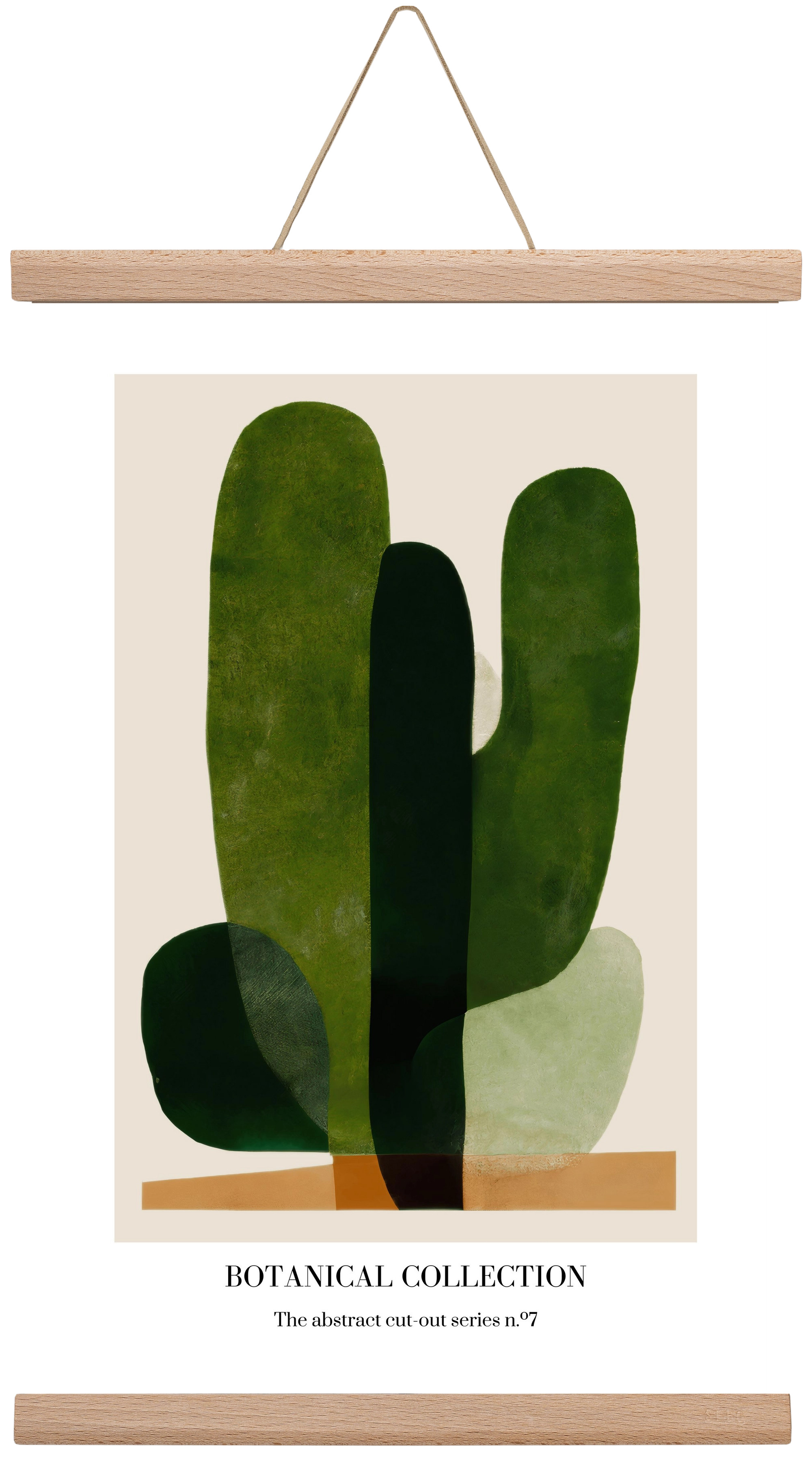 Botanical collection 7, 30x45 cm (30x45 cm), Tölgy akasztó