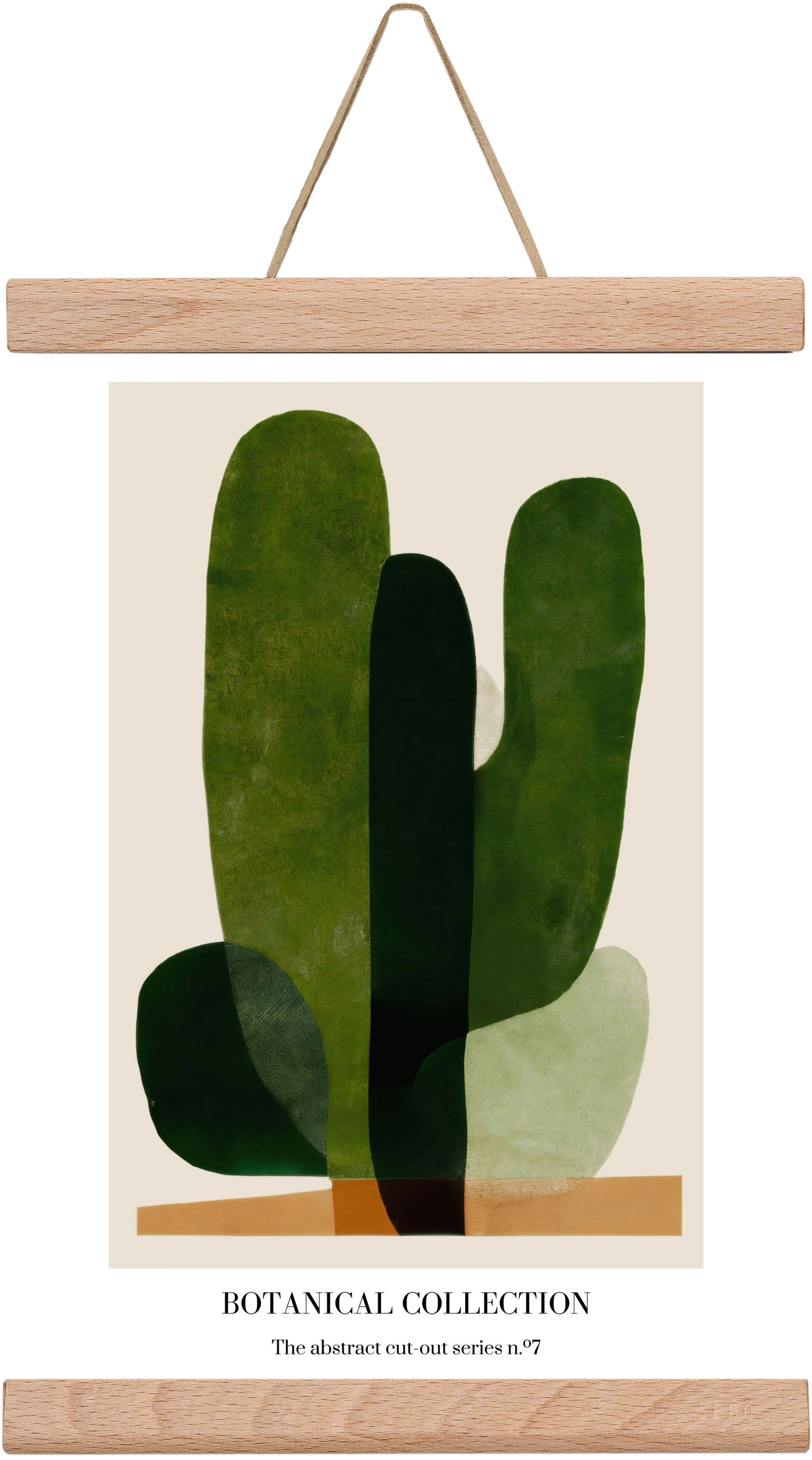 Botanical collection 7, 20x30 cm (20x30 cm), Tölgy akasztó