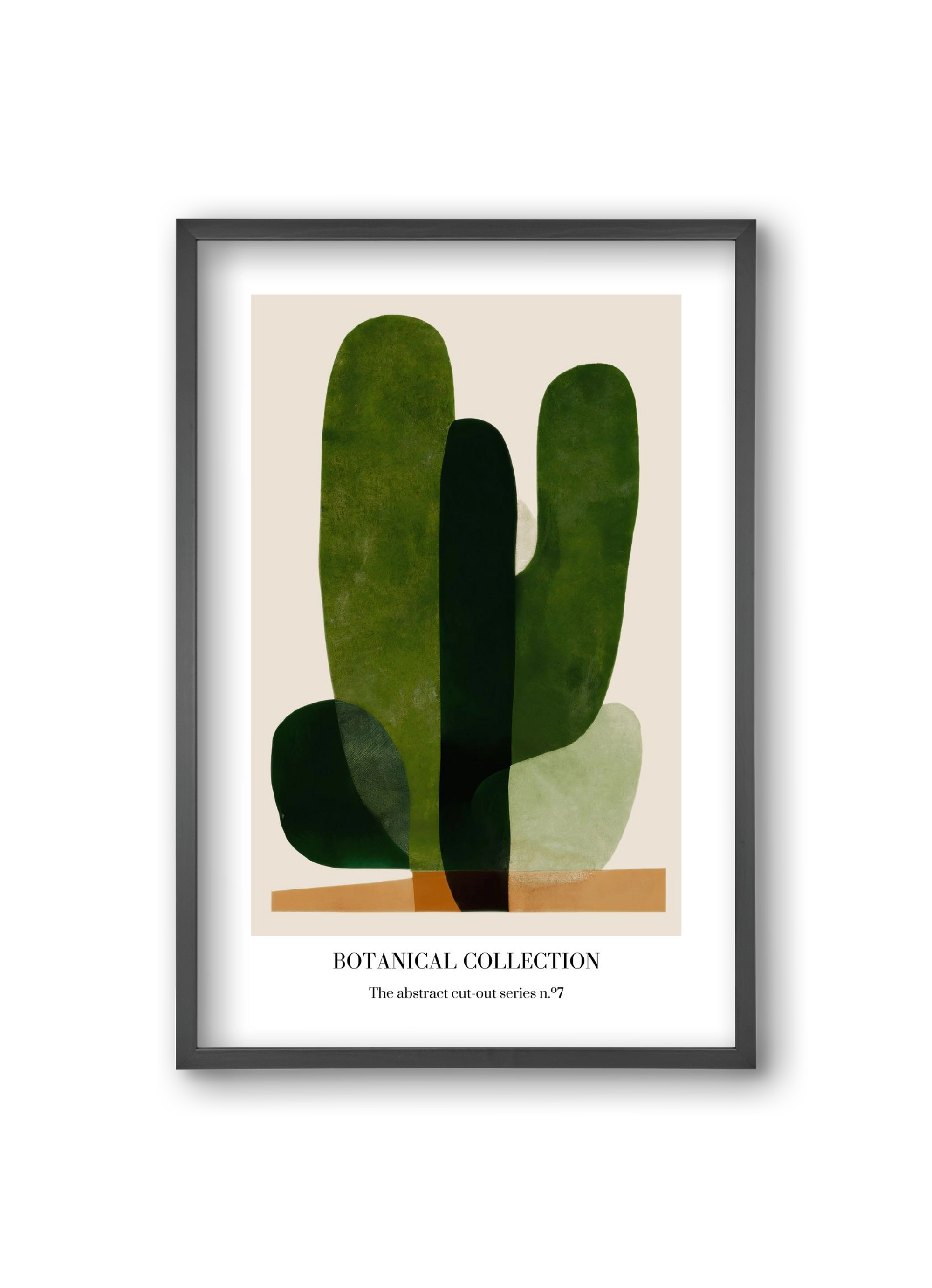 Botanical collection 7, 20x30 cm (20x30 cm), Fekete keret