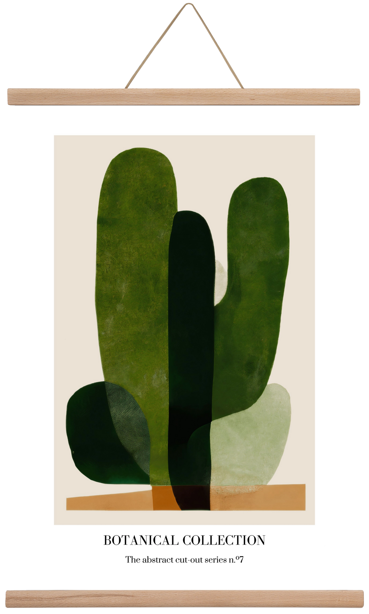 Botanical collection 7, 40x60 cm (40x60 cm), Tölgy akasztó