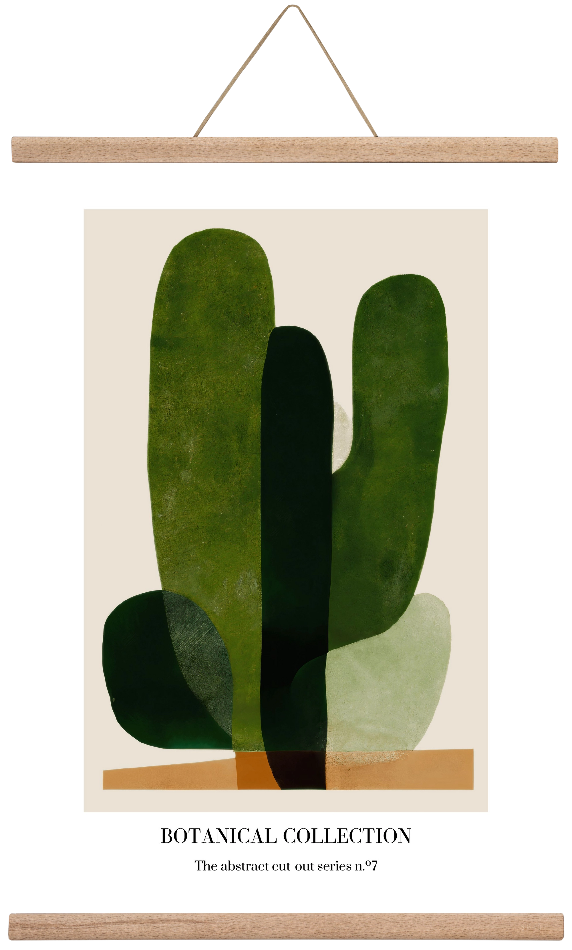 Botanical collection 7, 40x60 cm (40x60 cm), Tölgy akasztó