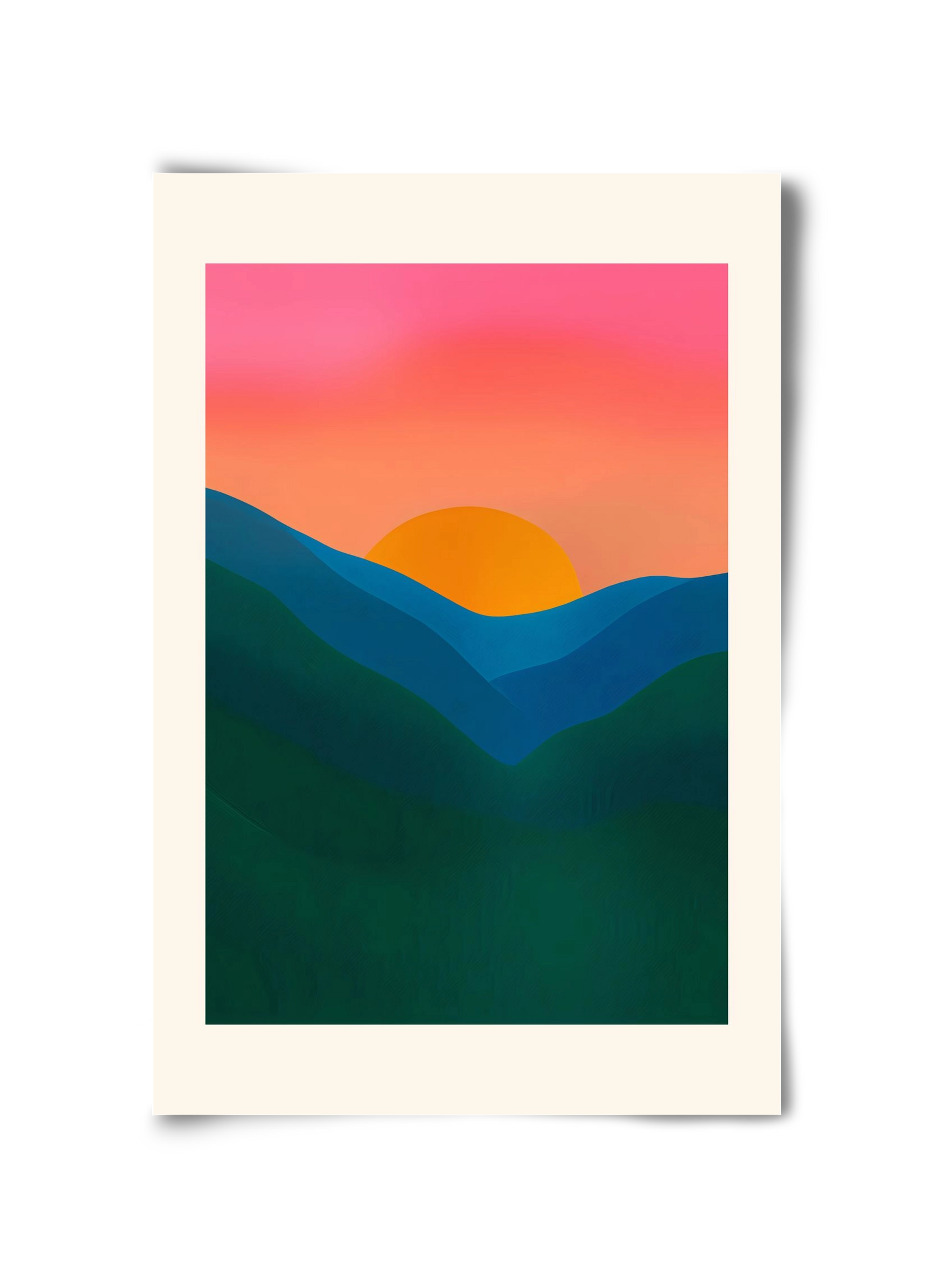 Echo , 30x45 cm, Keret nélkül