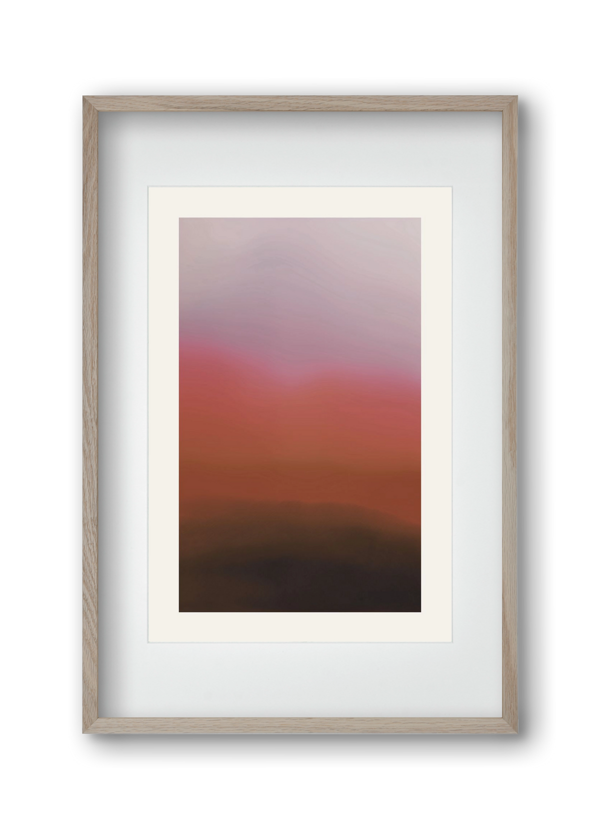 Dusk, 30x45 cm (20x30 cm), Tölgy keret, paszpartuval