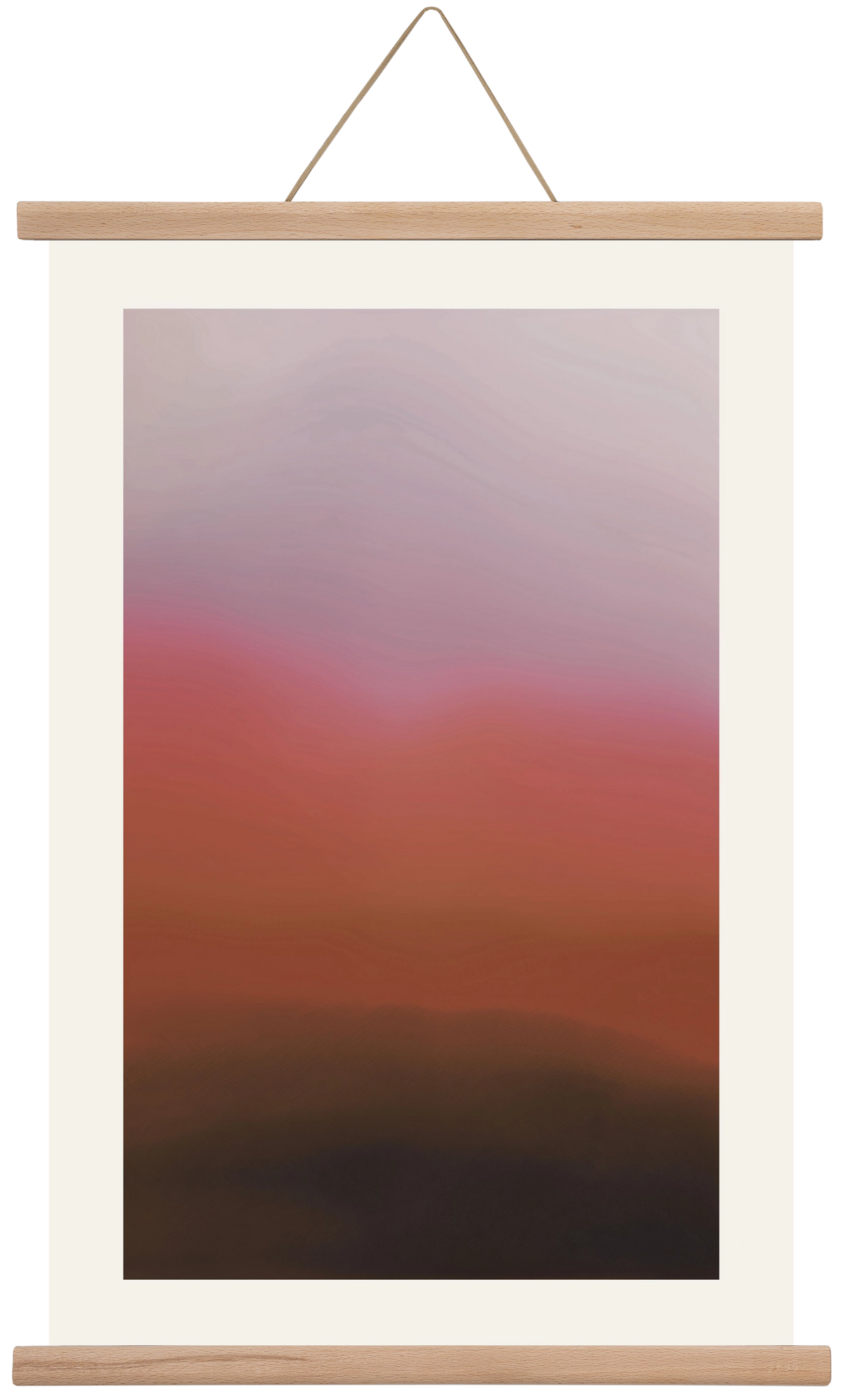 Dusk, 40x60 cm (40x60 cm), Tölgy akasztó