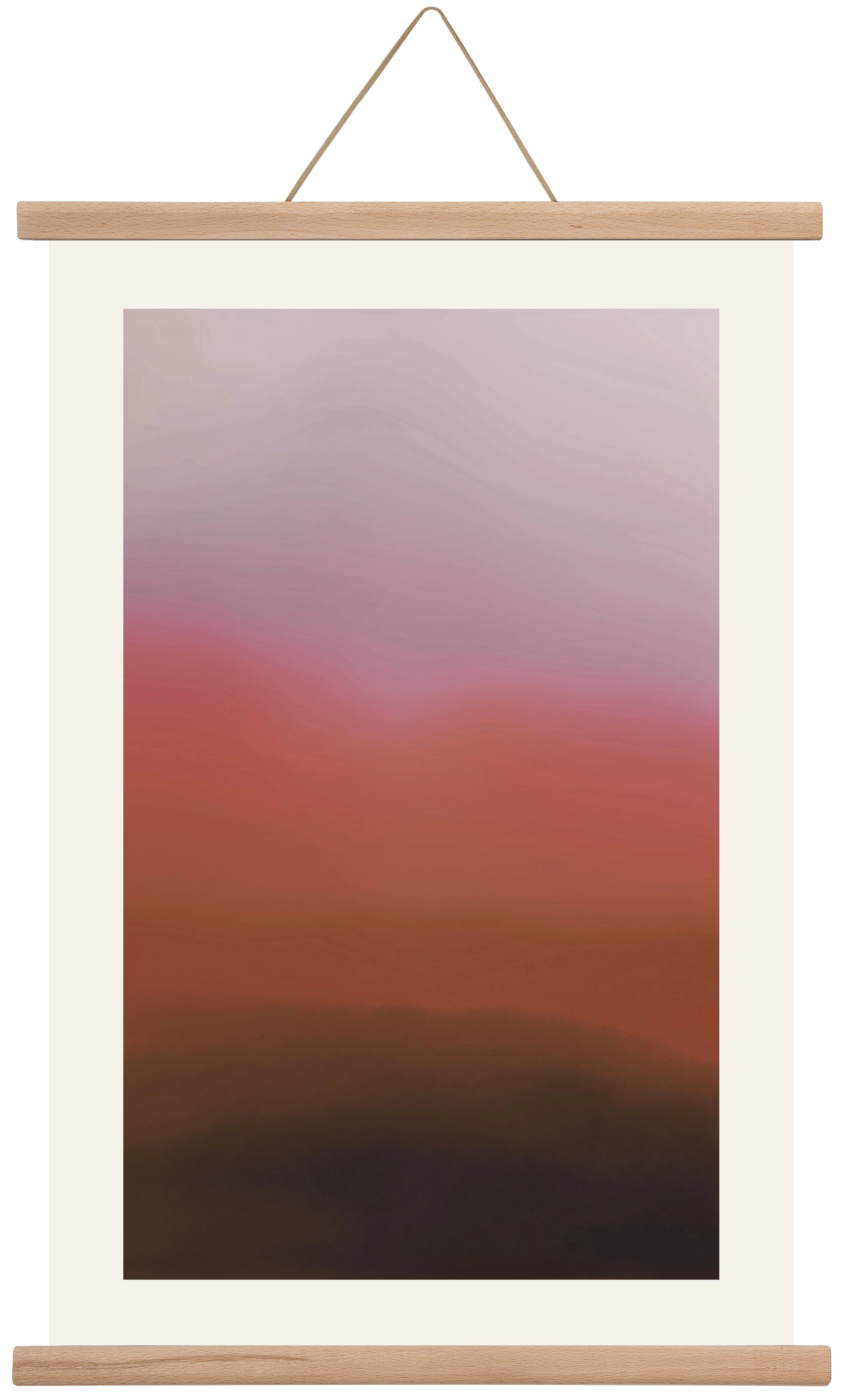 Dusk, 40x60 cm (40x60 cm), Tölgy akasztó