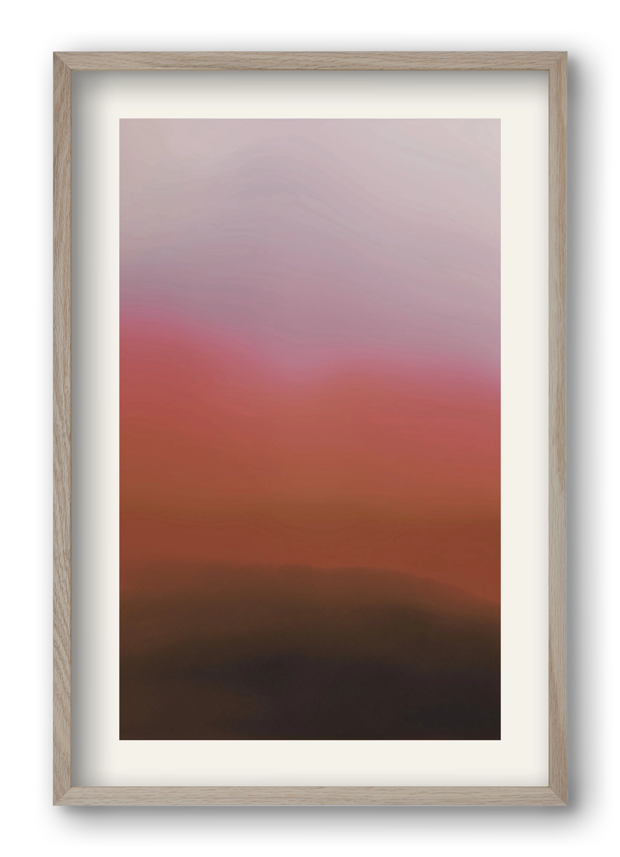 Dusk, 40x60 cm (40x60 cm), Tölgy keret