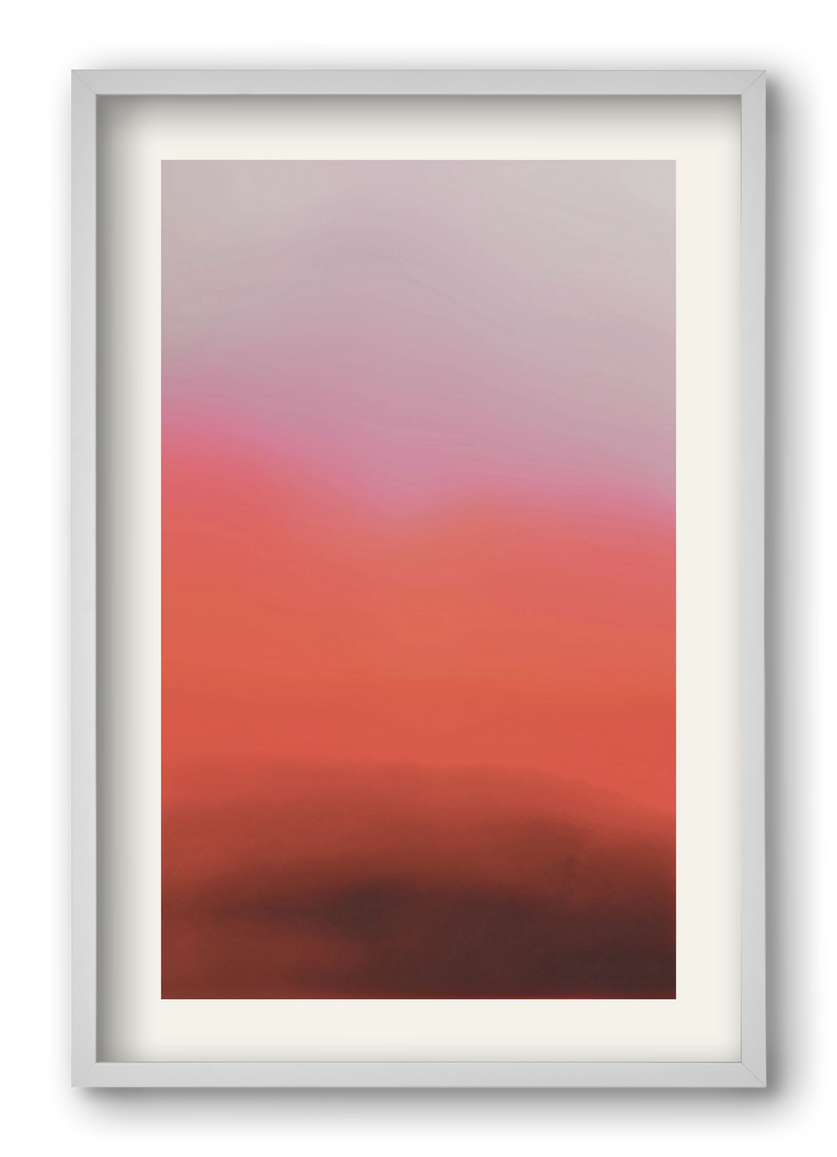 Blush, 40x60 cm (40x60 cm), Fehér keret