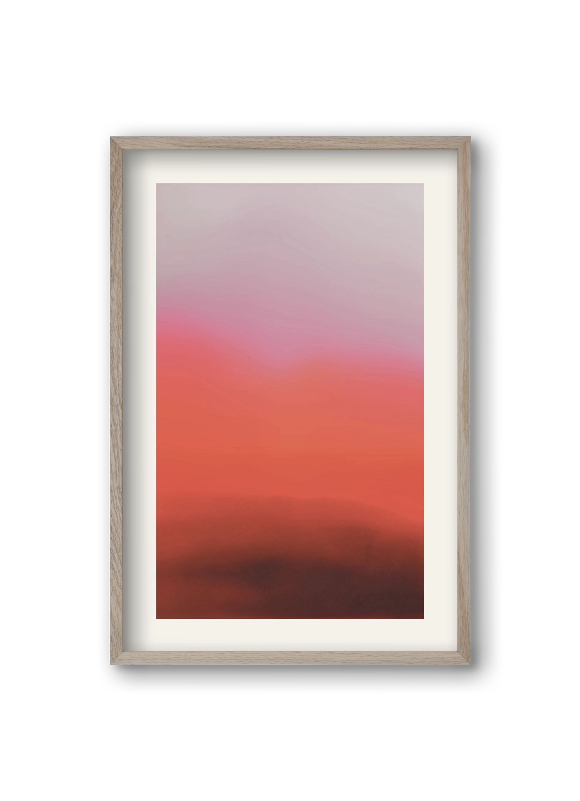 Blush, 20x30 cm (20x30 cm), Tölgy keret