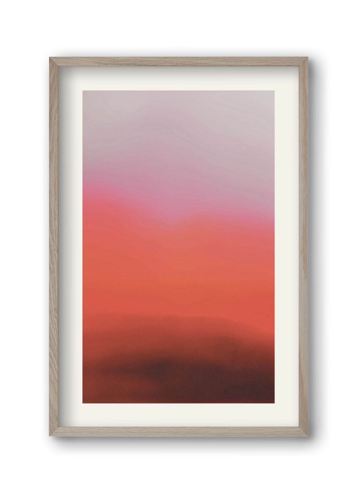 Blush, 30x45 cm (30x45 cm), Tölgy keret