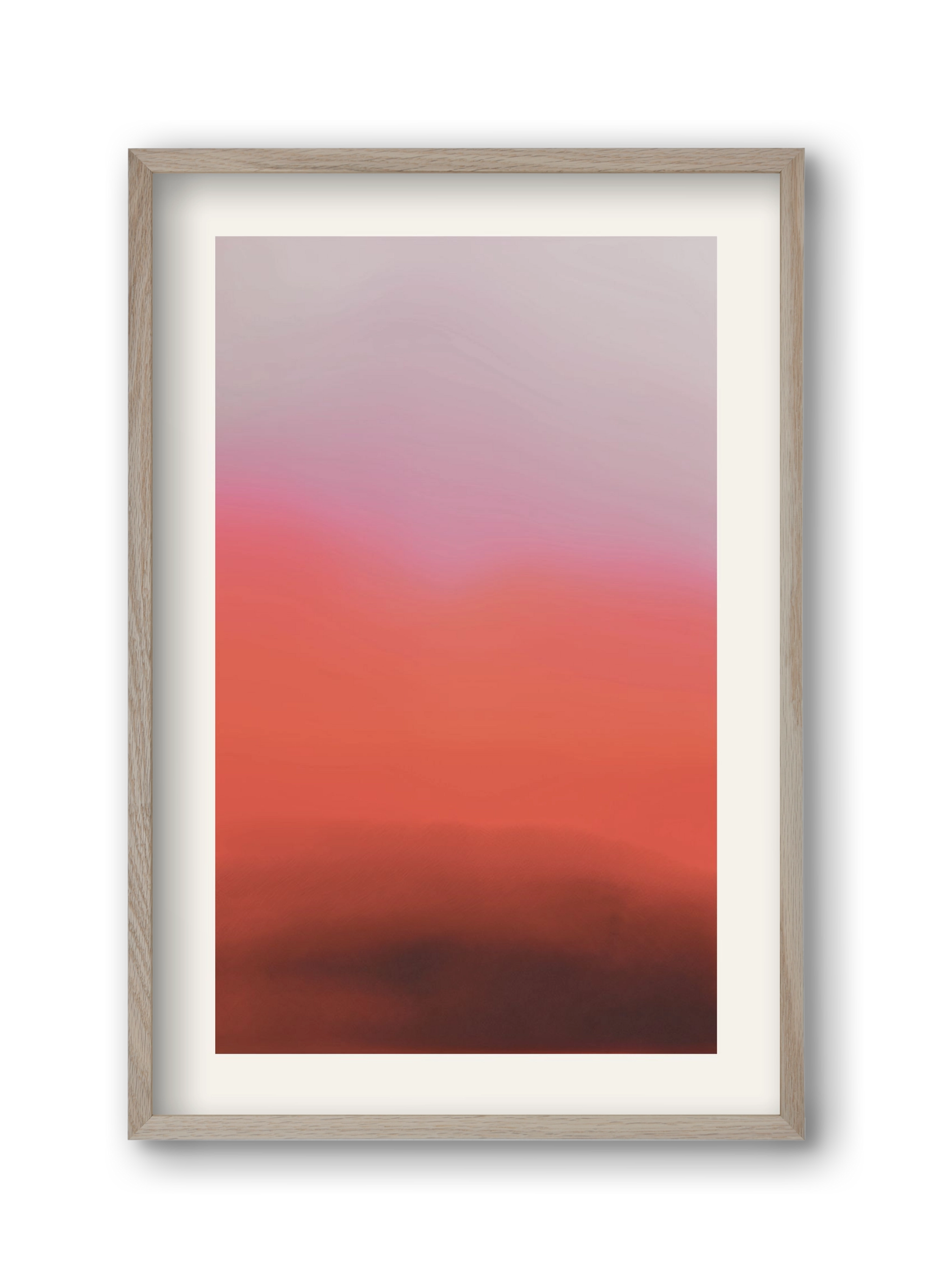 Blush, 30x45 cm (30x45 cm), Tölgy keret