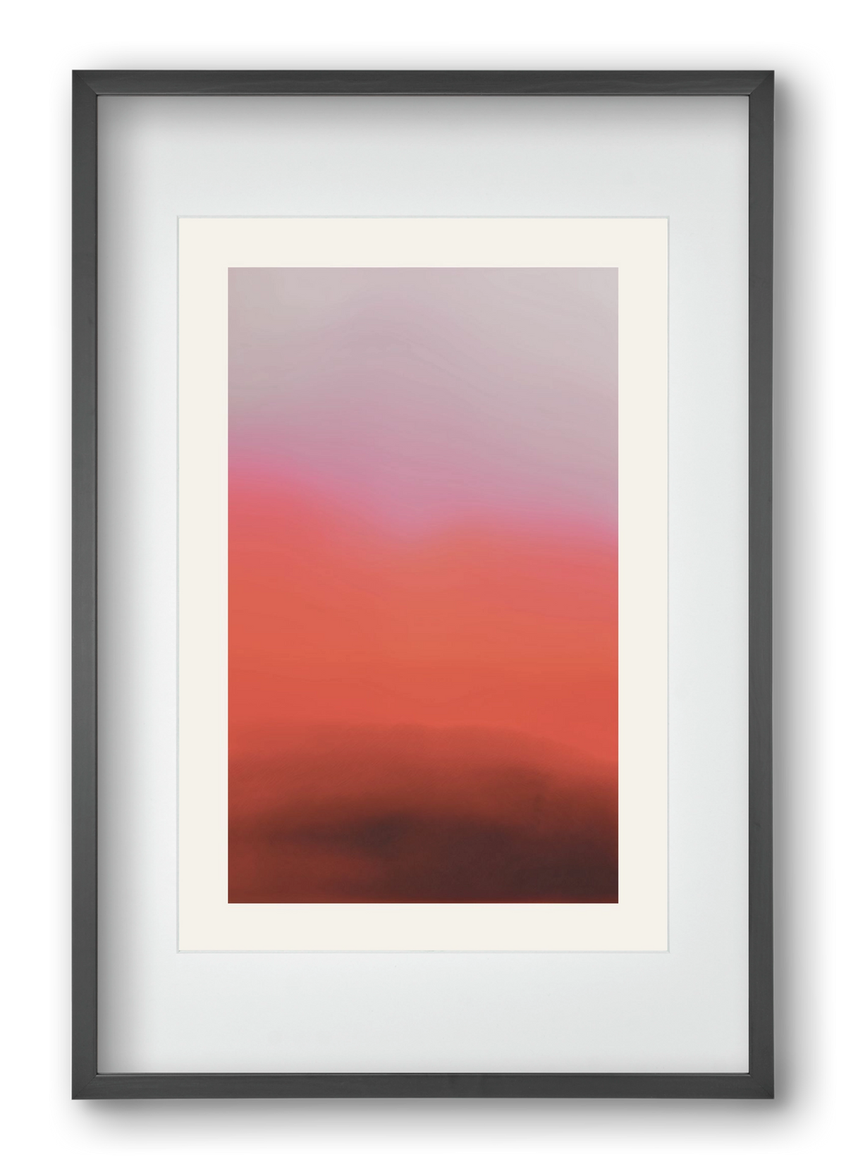 Blush, 40x60 cm (30x45 cm), Fekete keret, paszpartuval