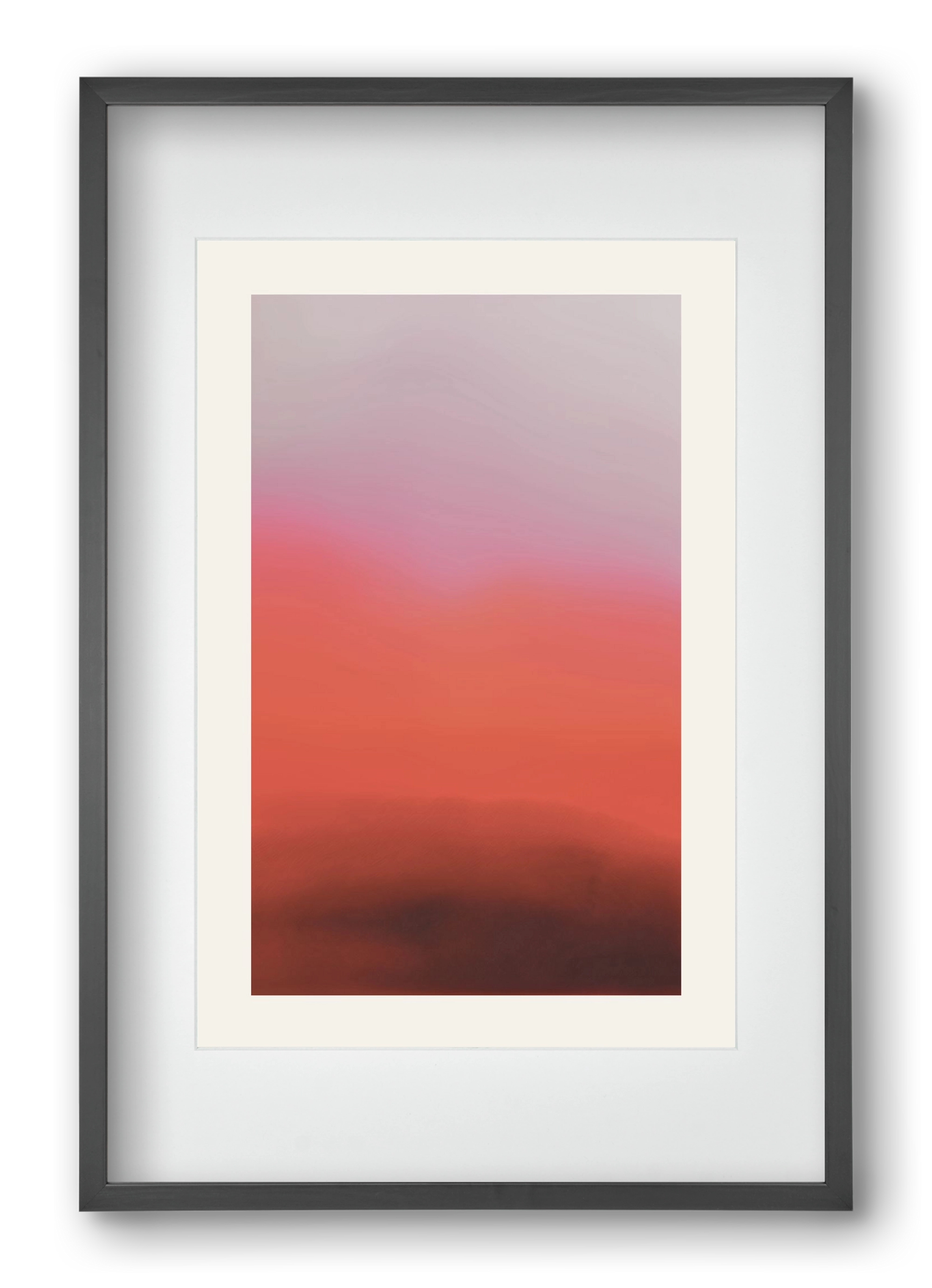Blush, 40x60 cm (30x45 cm), Fekete keret, paszpartuval