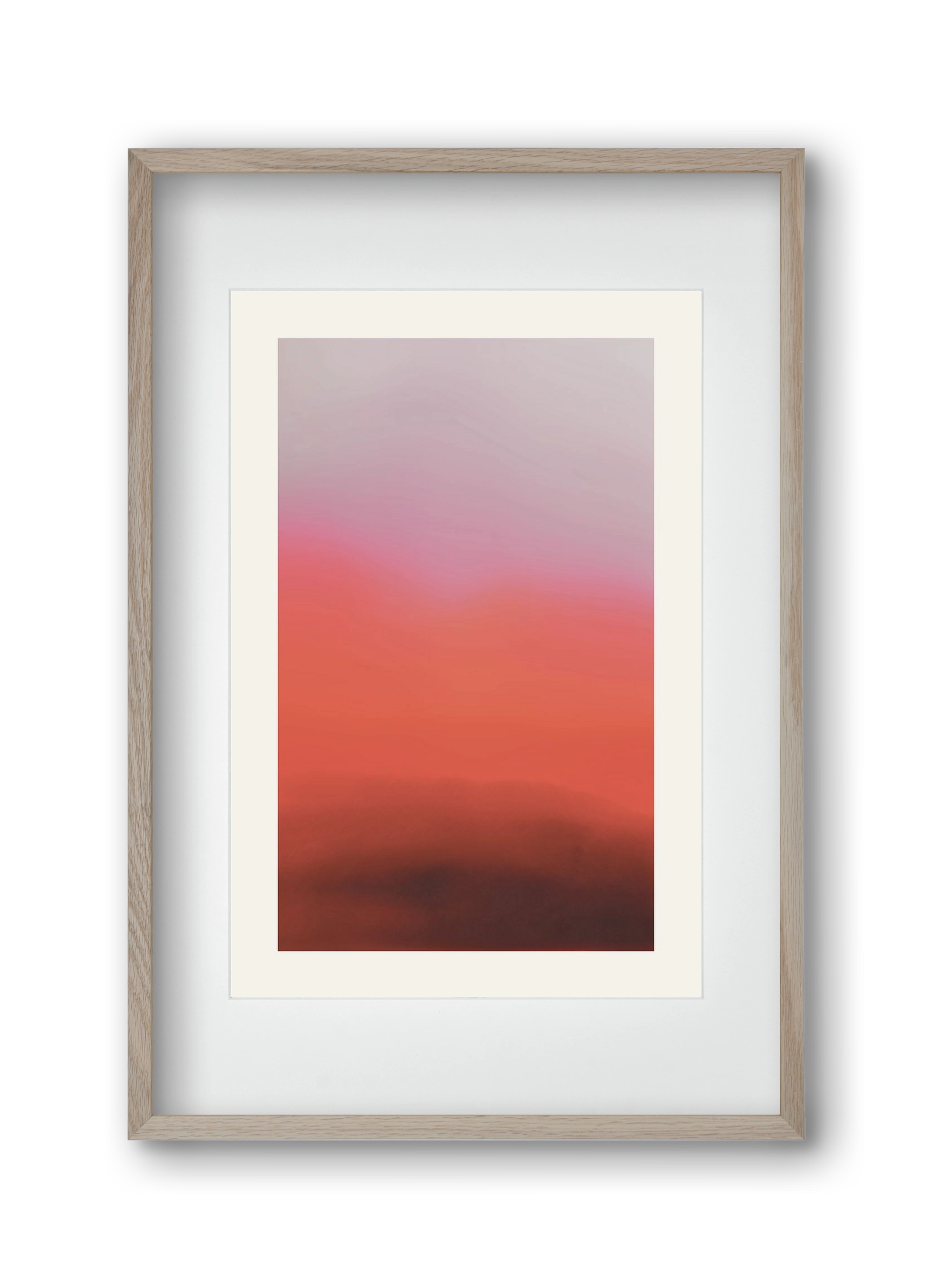 Blush, 30x45 cm (20x30 cm), Tölgy keret, paszpartuval