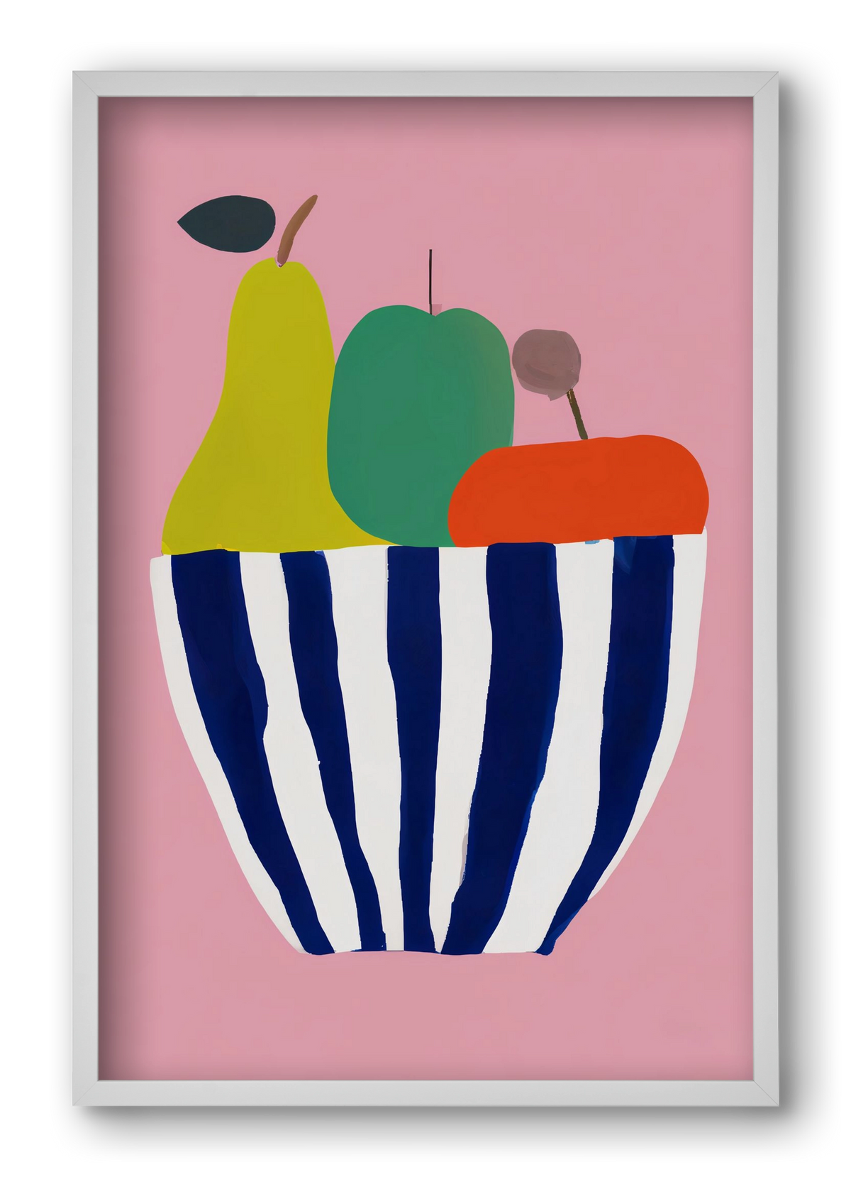 Tutti frutti, 40x60 cm (40x60 cm), Fehér keret