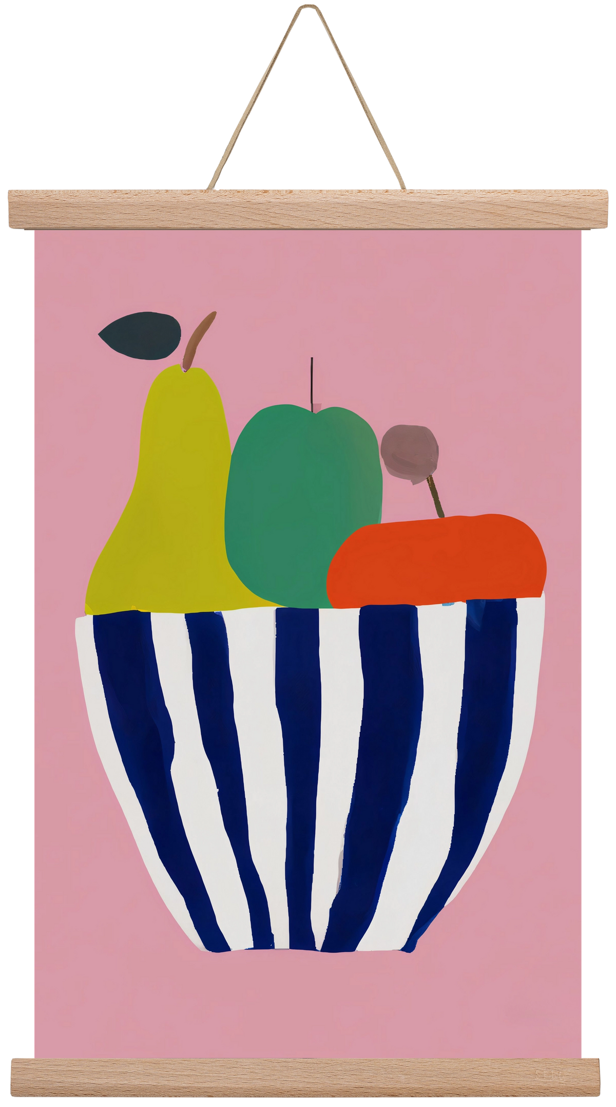 Tutti frutti, 30x45 cm (30x45 cm), Tölgy akasztó