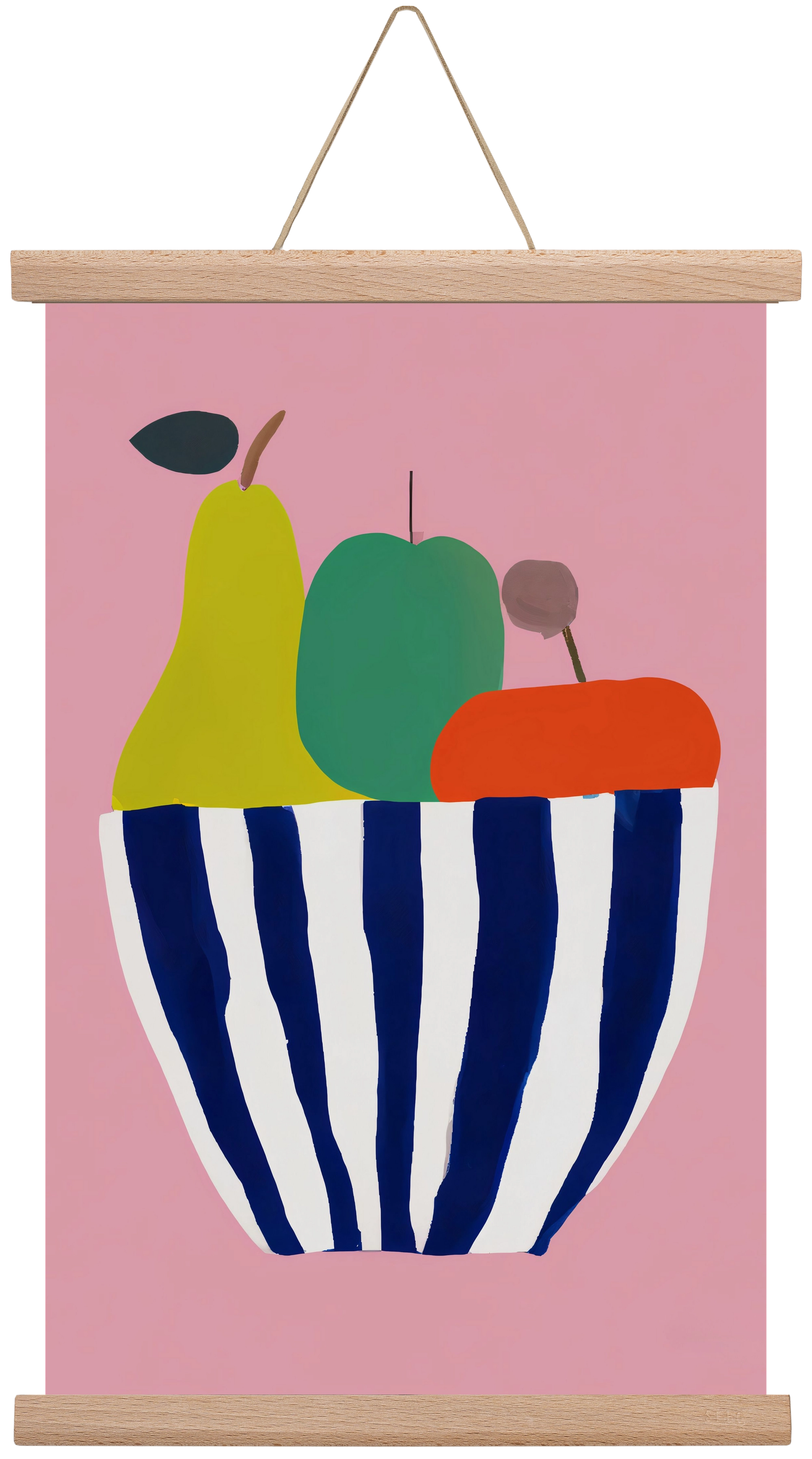 Tutti frutti, 30x45 cm (30x45 cm), Tölgy akasztó