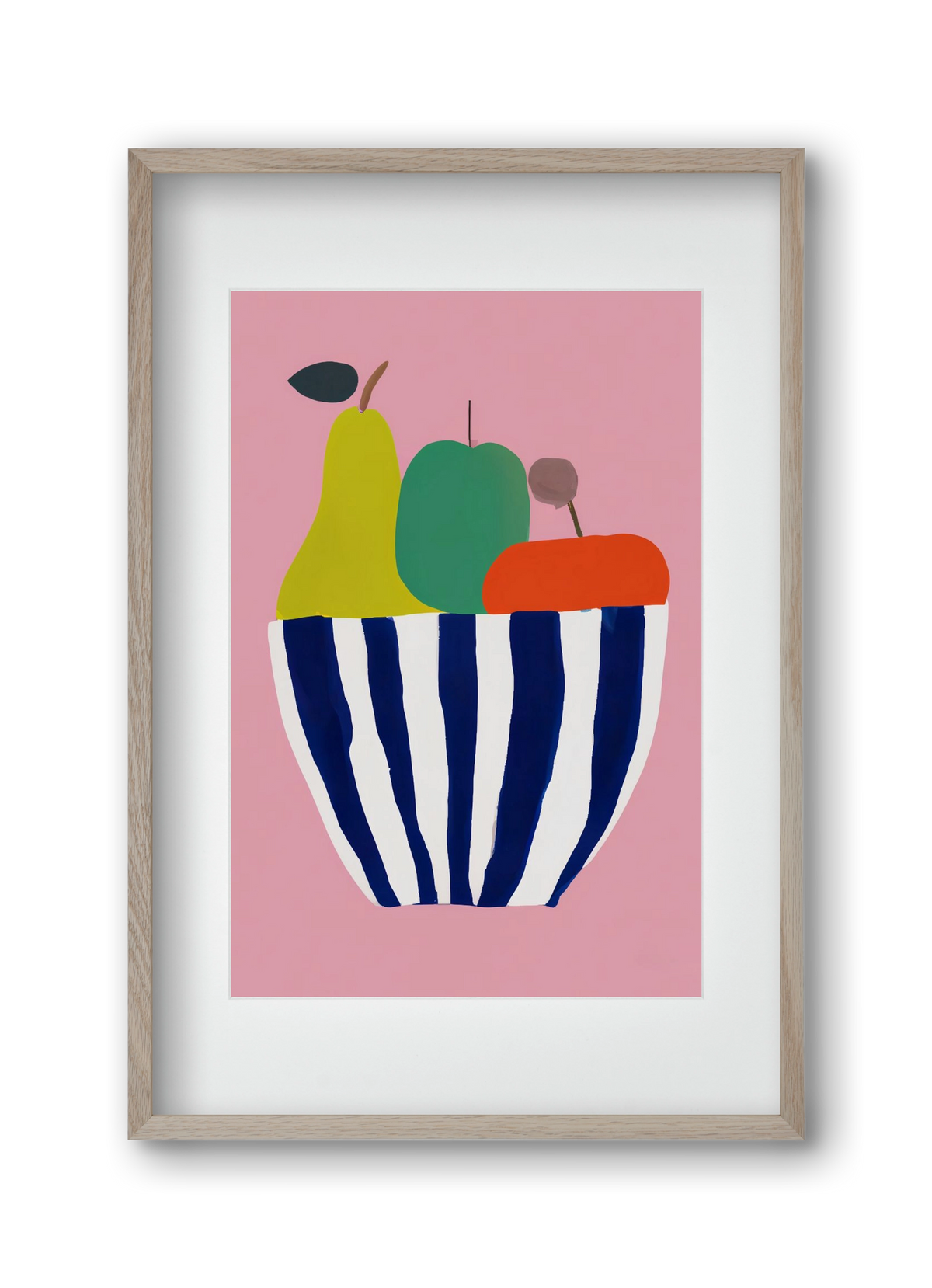 Tutti frutti, 30x45 cm (20x30 cm), Tölgy keret, paszpartuval