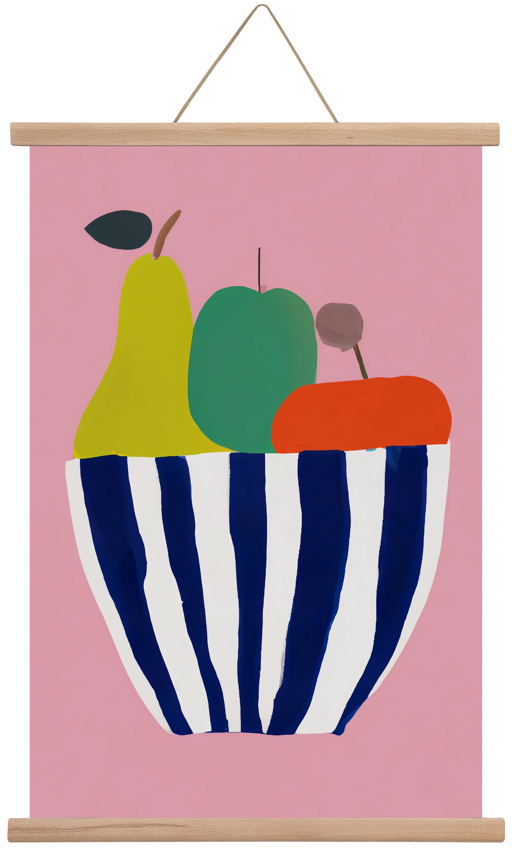 Tutti frutti, 40x60 cm (40x60 cm), Tölgy akasztó
