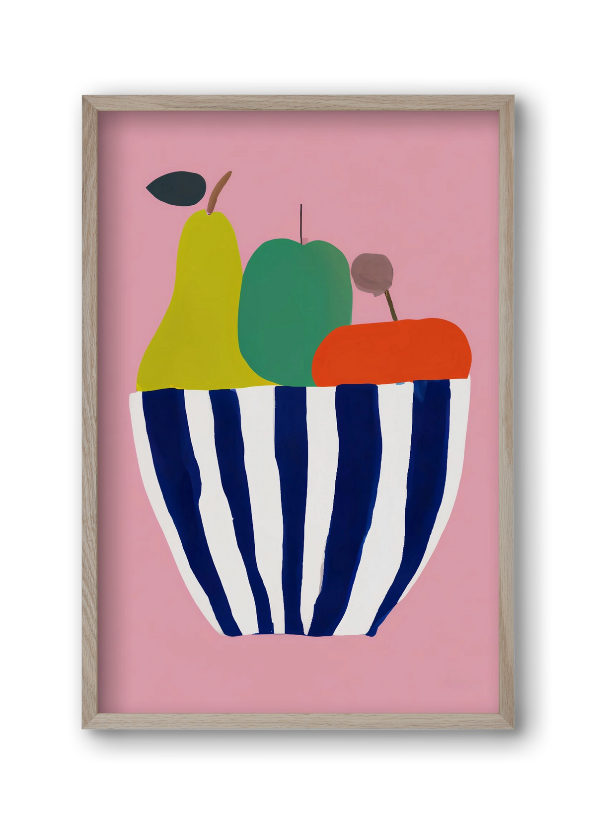Tutti frutti, 30x45 cm (30x45 cm), Tölgy keret