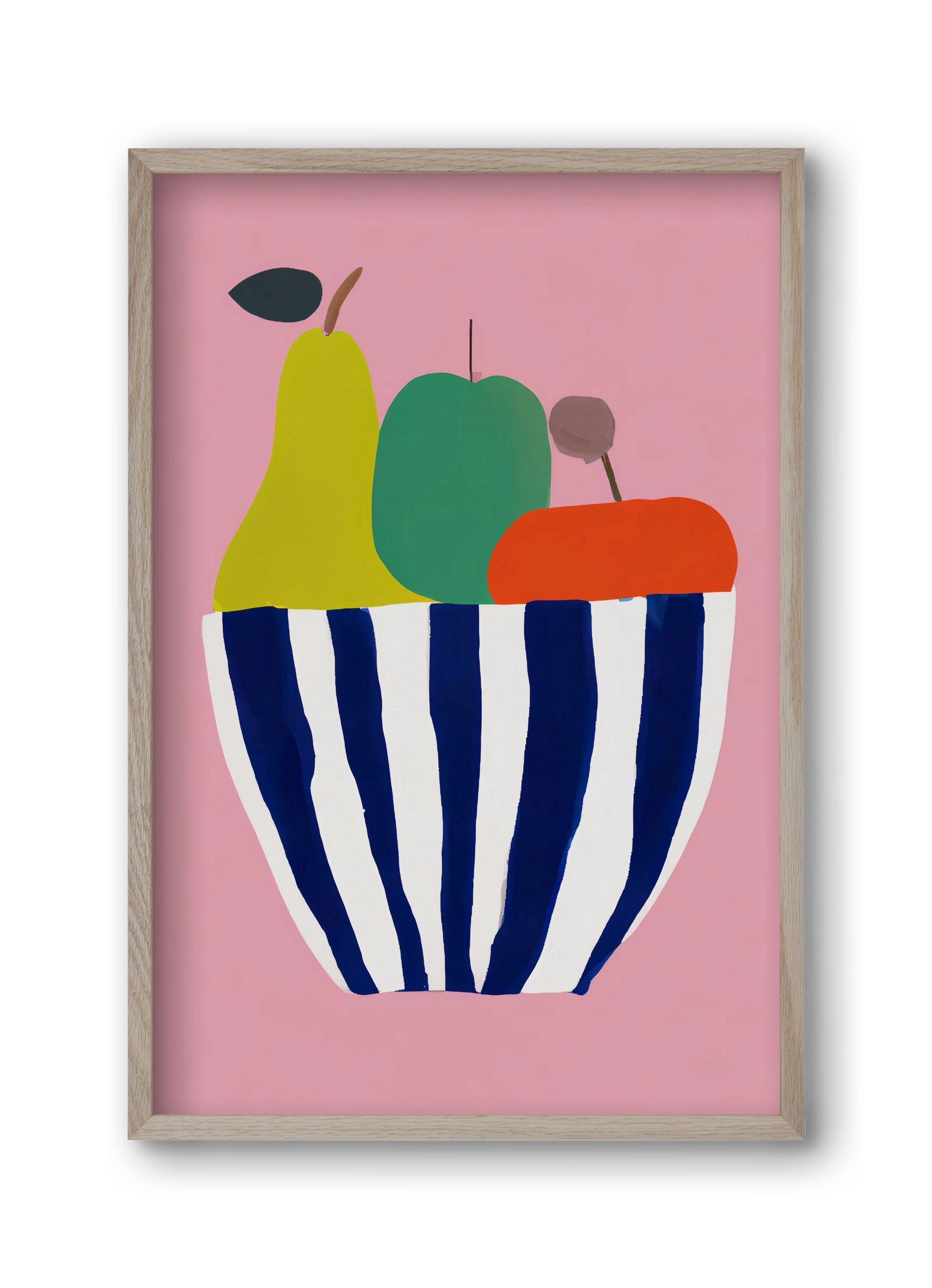 Tutti frutti, 30x45 cm (30x45 cm), Tölgy keret