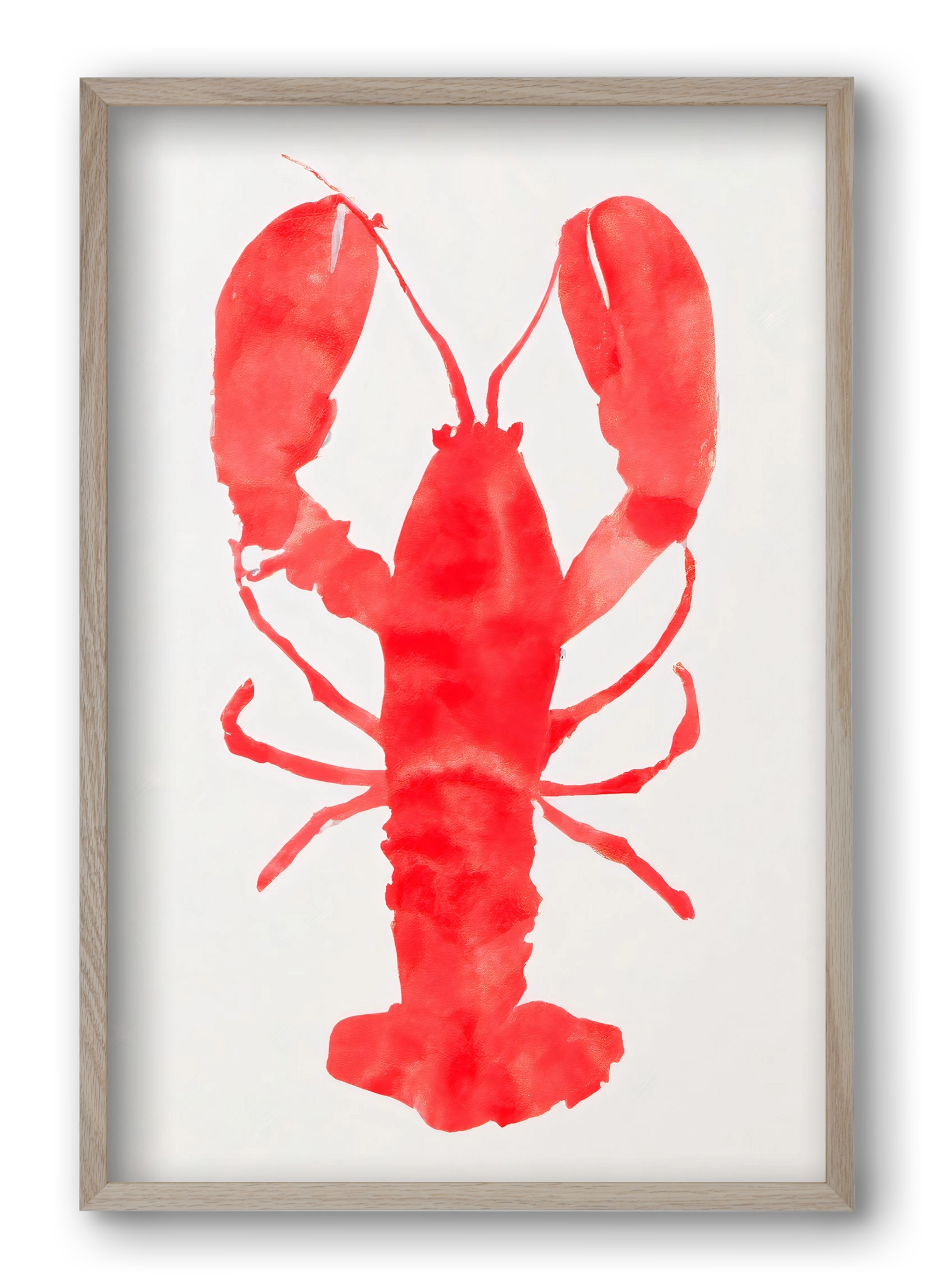 Lobster grace, 40x60 cm (40x60 cm), Tölgy keret